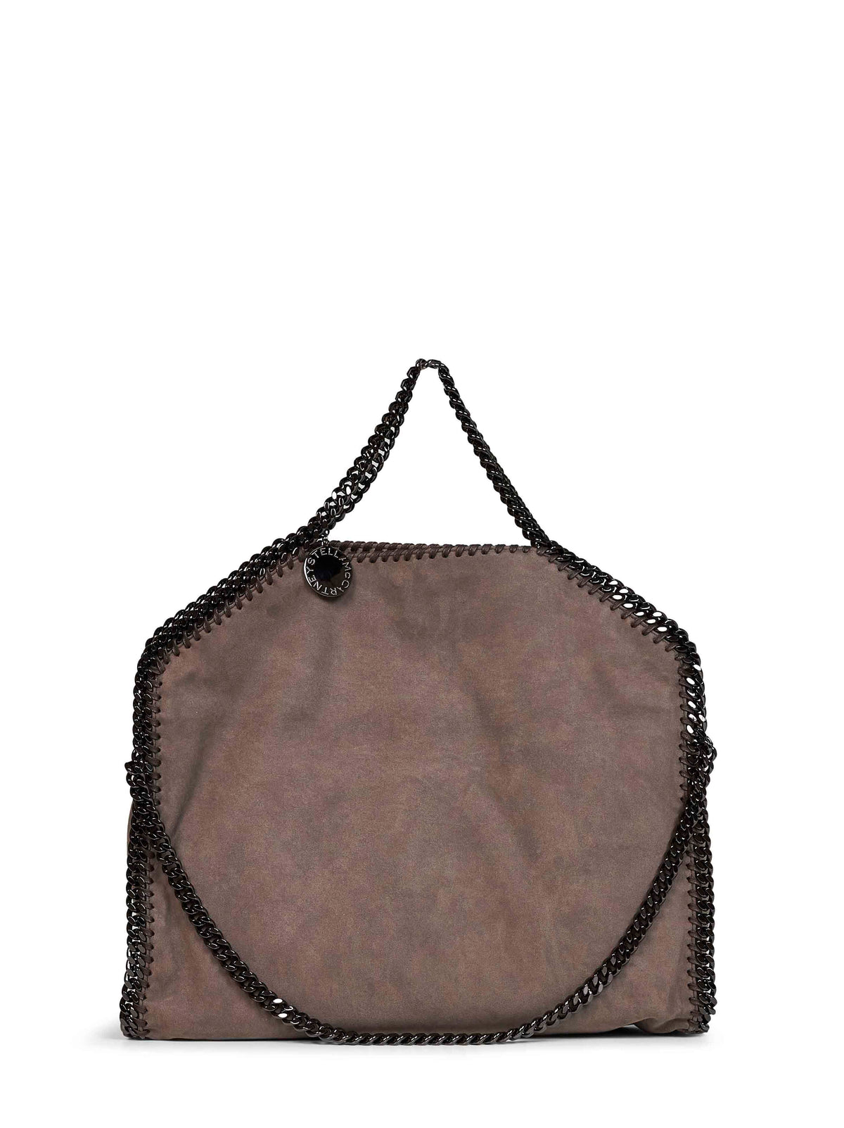 Stella Mccartney Women Dark Taupe Falabella Fold-Over Tote Bag STELLA MCCARTNEY
