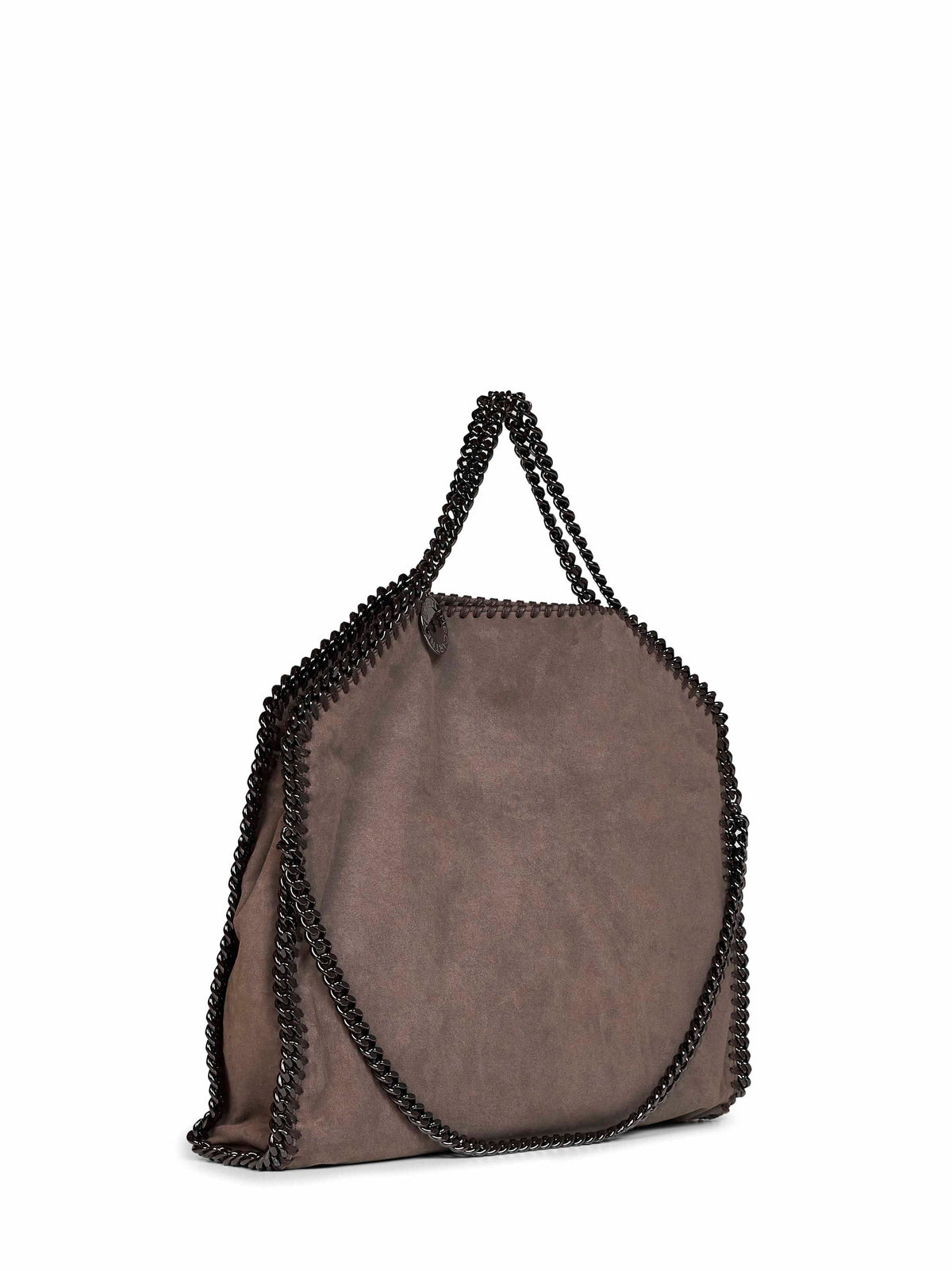 Stella Mccartney Women Dark Taupe Falabella Fold-Over Tote Bag STELLA MCCARTNEY