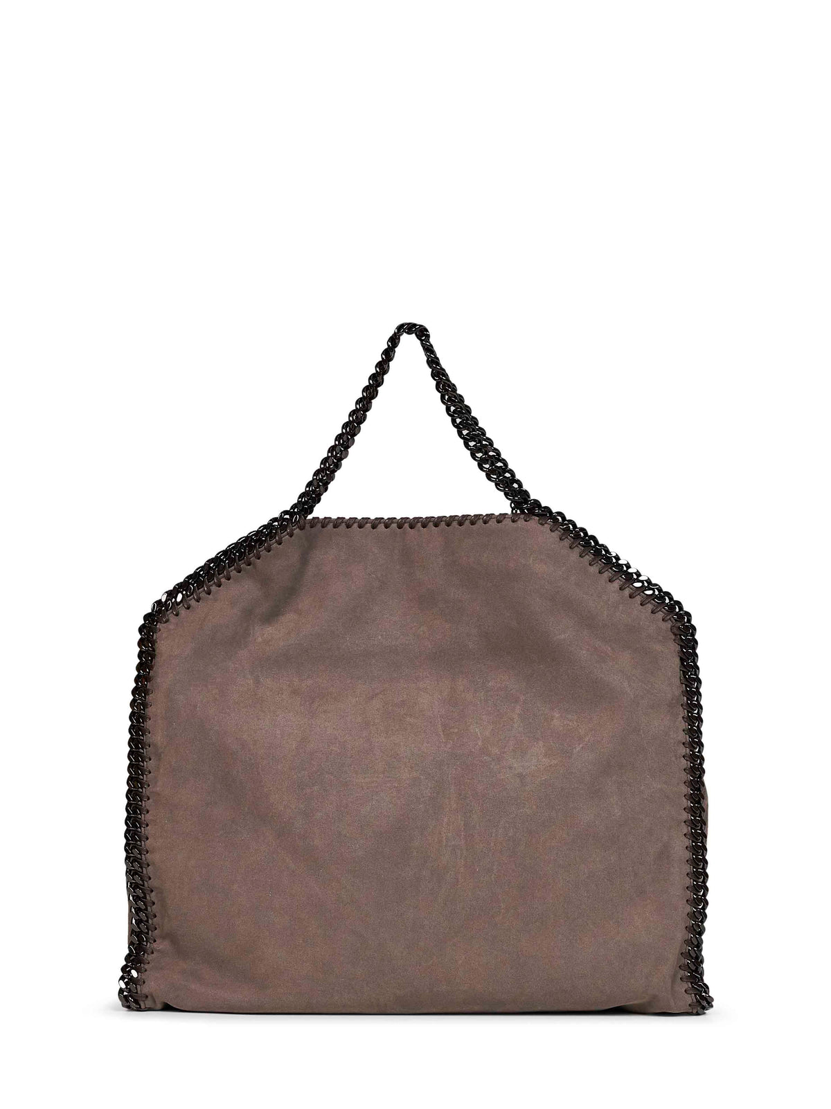 Stella Mccartney Women Dark Taupe Falabella Fold-Over Tote Bag STELLA MCCARTNEY