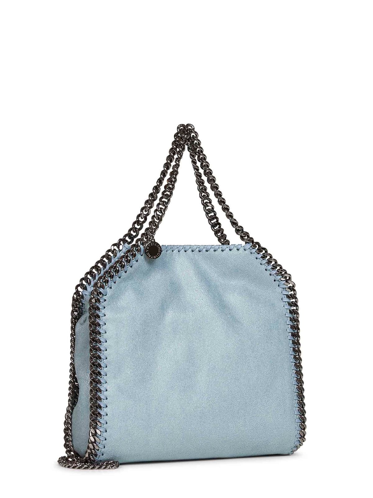 Stella Mccartney Women Ice Blue Falabella Mini Tote Bag STELLA MCCARTNEY