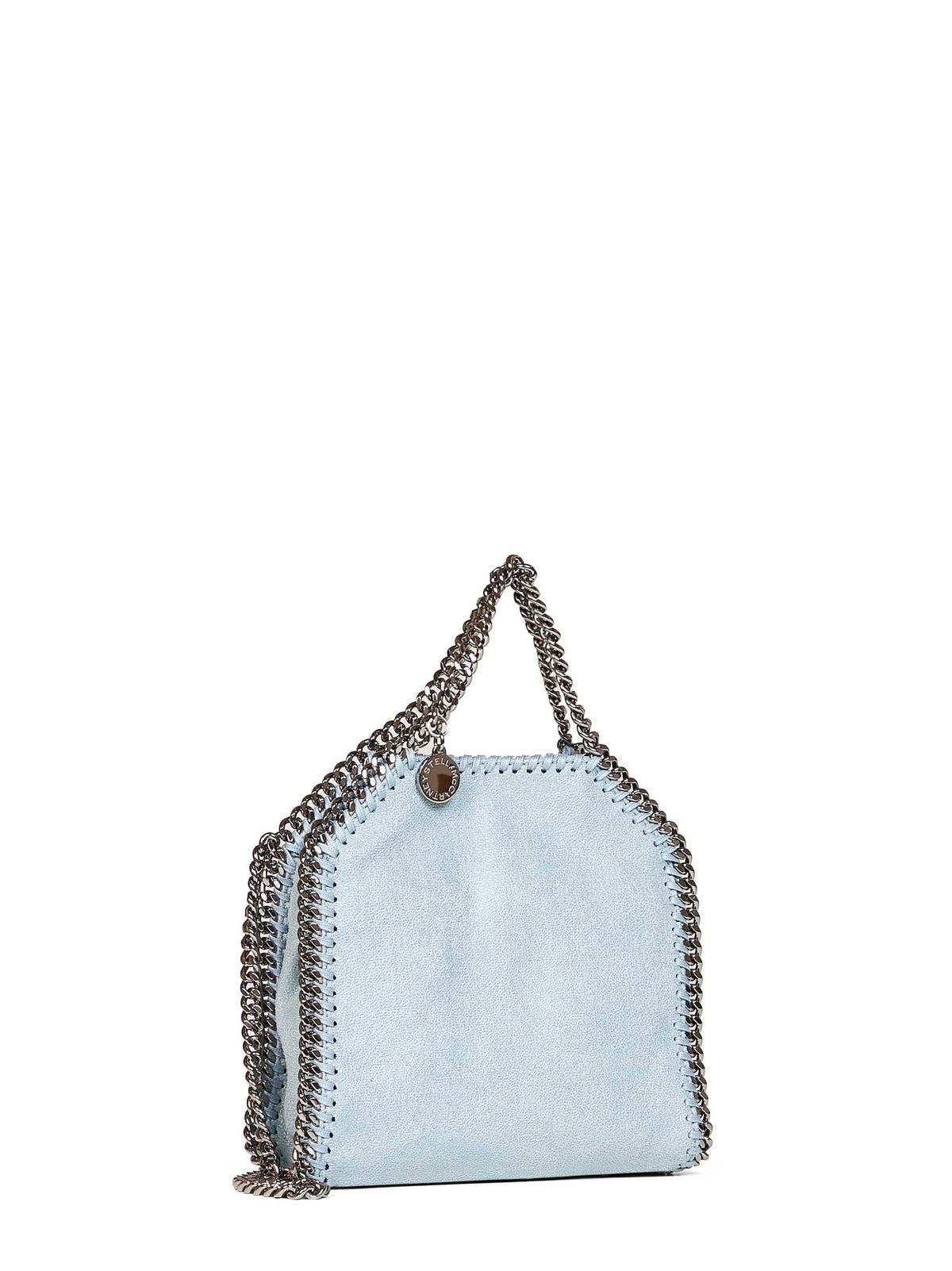 Stella Mccartney Women Ice Blue Falabella Tiny Tote Bag STELLA MCCARTNEY
