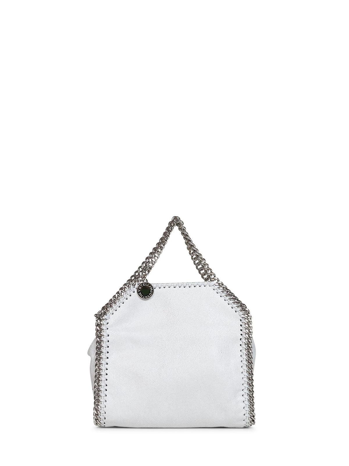 Stella Mccartney Women Pearl Grey Falabella Tiny Tote Bag STELLA MCCARTNEY