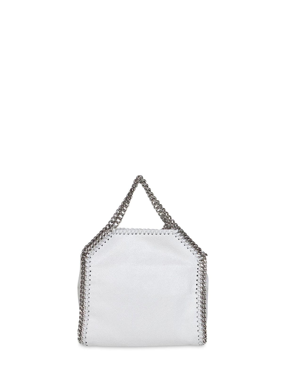 Stella Mccartney Women Pearl Grey Falabella Tiny Tote Bag STELLA MCCARTNEY