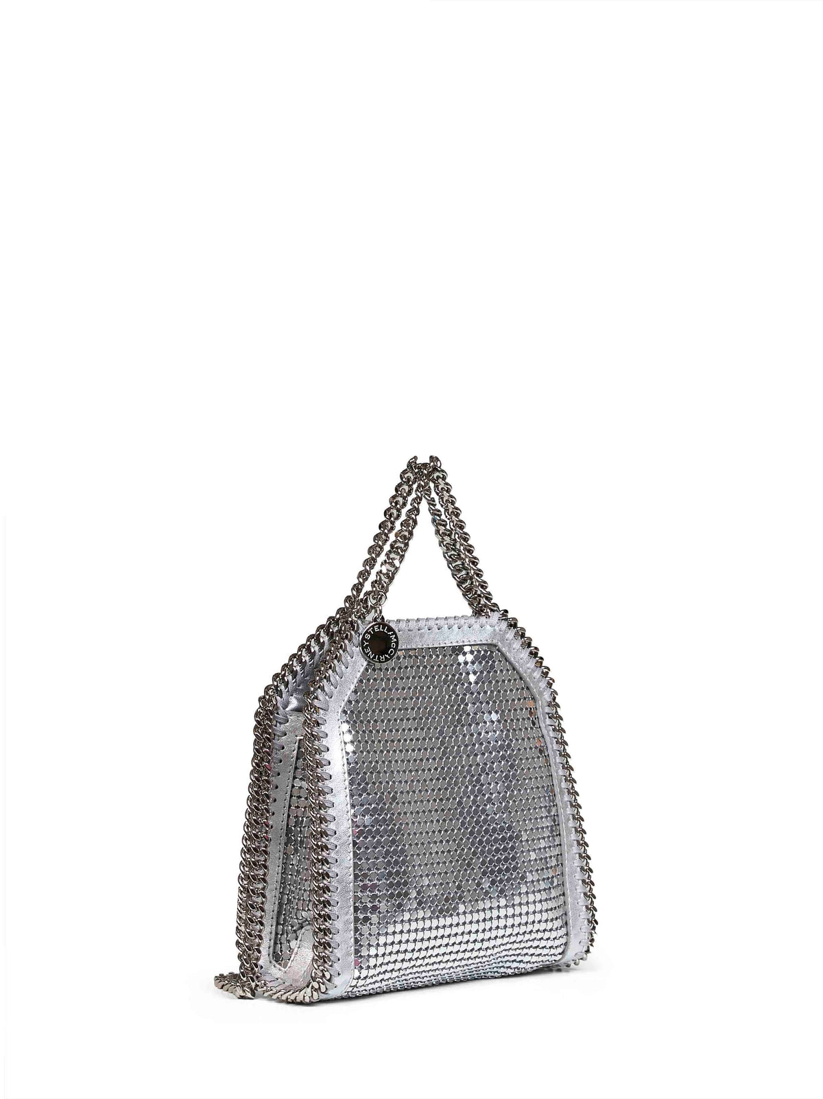 Stella Mccartney Women Silver Falabella Tiny Tote Bag STELLA MCCARTNEY