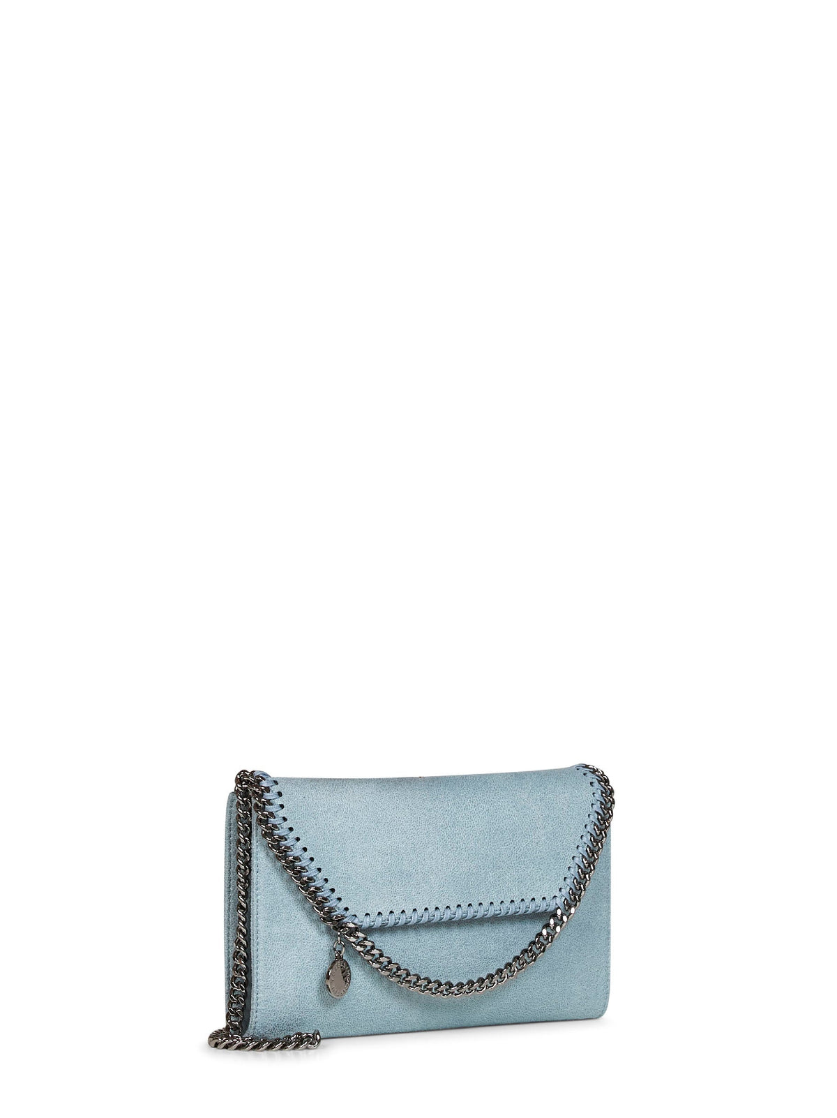 Stella Mccartney Women Ice Blue Falabella Wallet Crossbody Bag STELLA MCCARTNEY