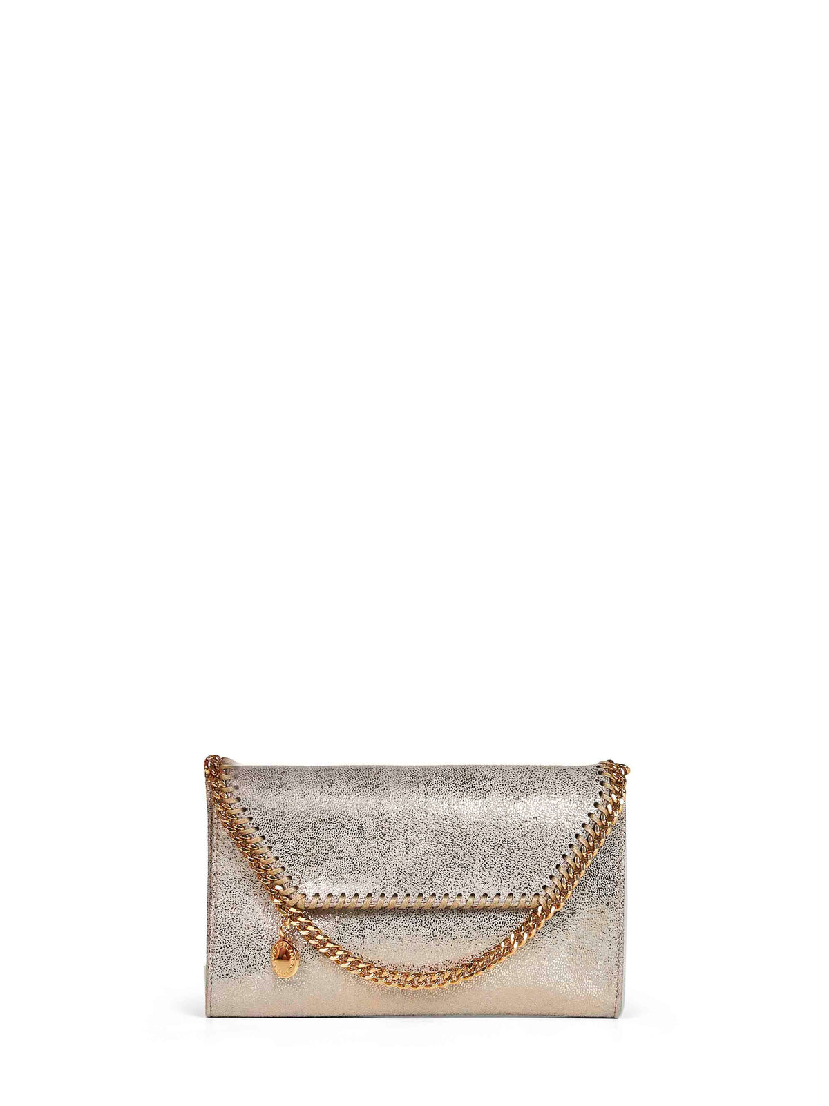 Stella Mccartney Women Pyrite Falabella Wallet Crossbody Bag STELLA MCCARTNEY