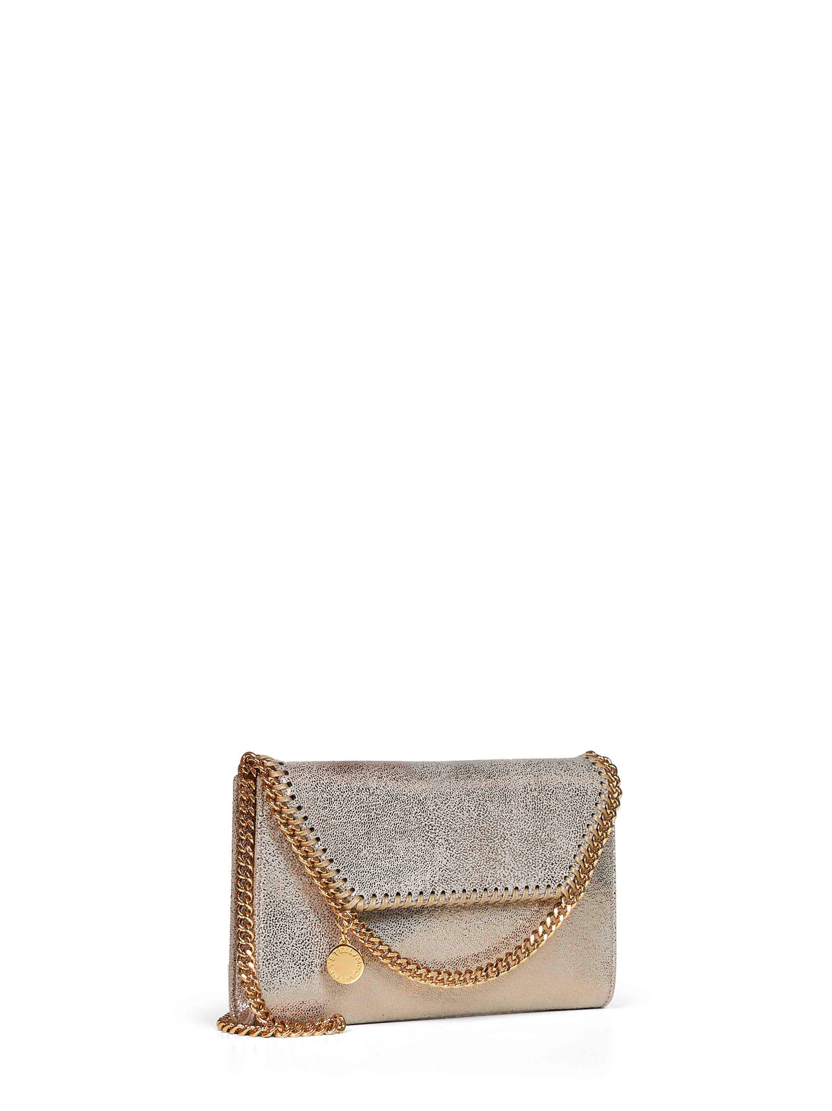 Stella Mccartney Women Pyrite Falabella Wallet Crossbody Bag STELLA MCCARTNEY