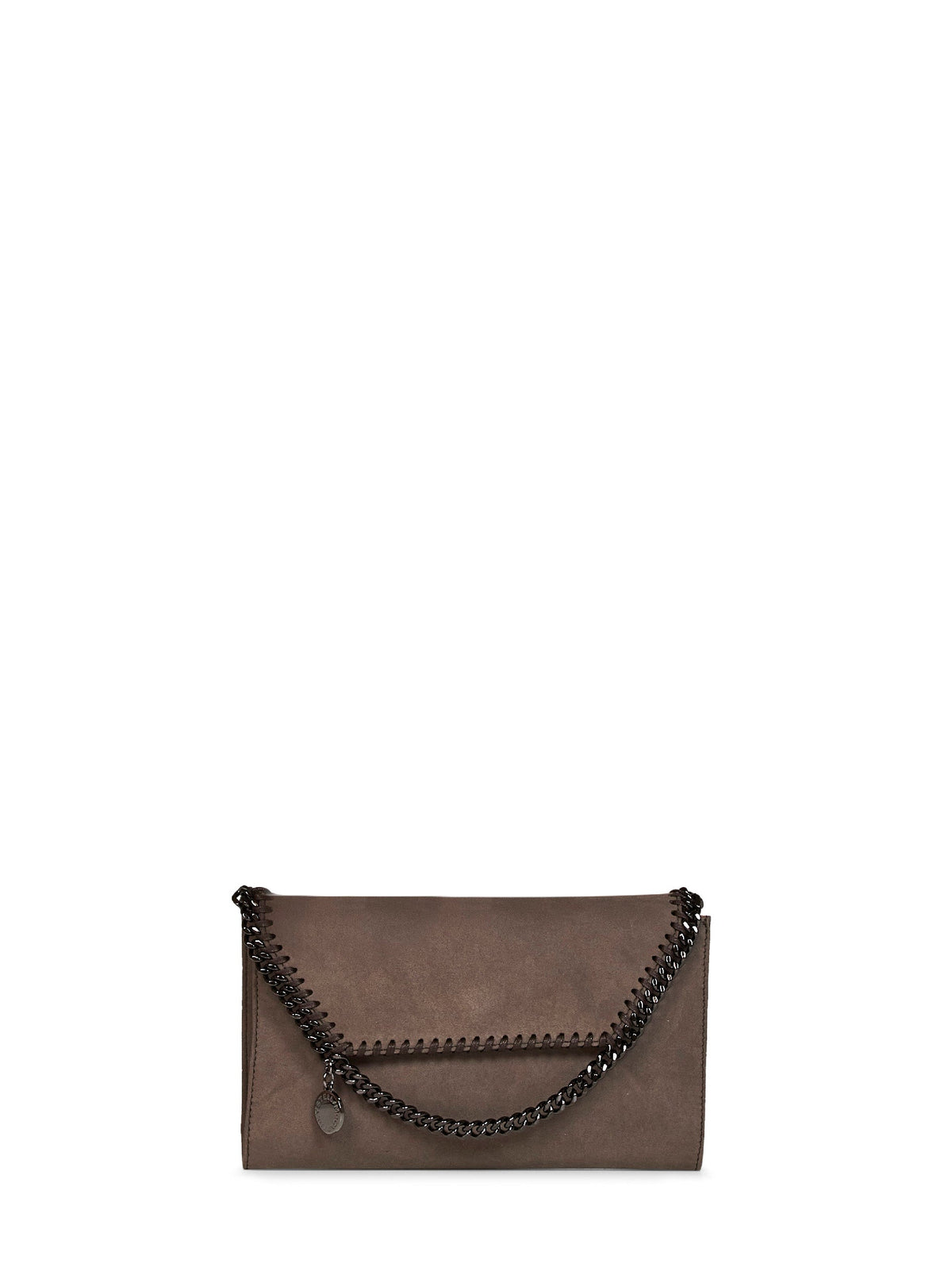 Stella Mccartney Women Dark Taupe Falabella Wallet Crossbody Bag STELLA MCCARTNEY