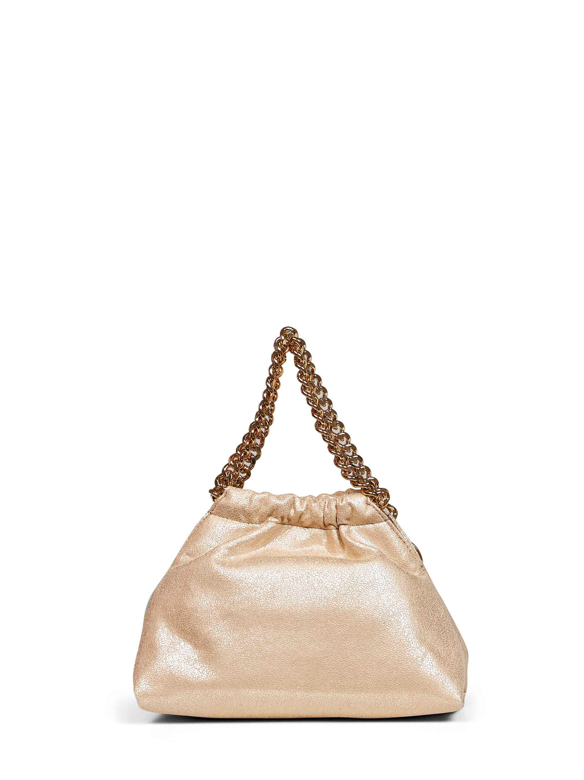Stella Mccartney Women Pyrite Falabella Mini Drawstring Crossbody Bag STELLA MCCARTNEY
