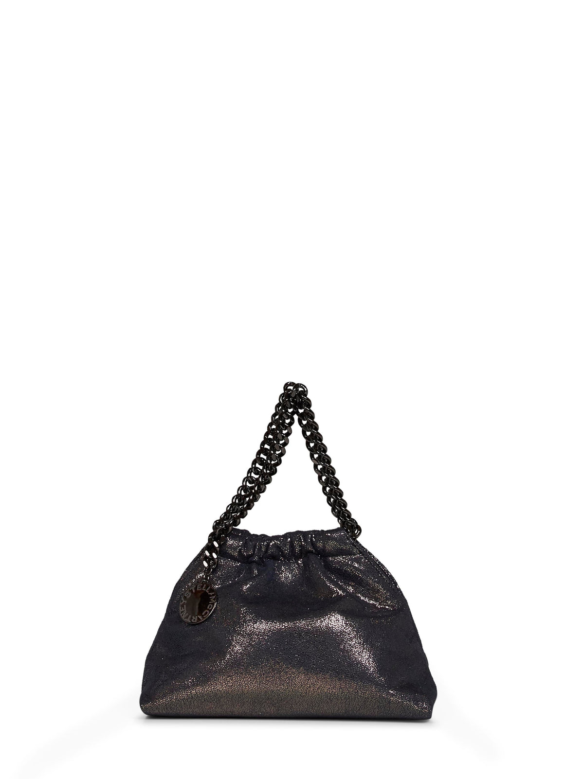 Stella Mccartney Women Dark Navy Falabella Mini Drawstring Crossbody Bag STELLA MCCARTNEY