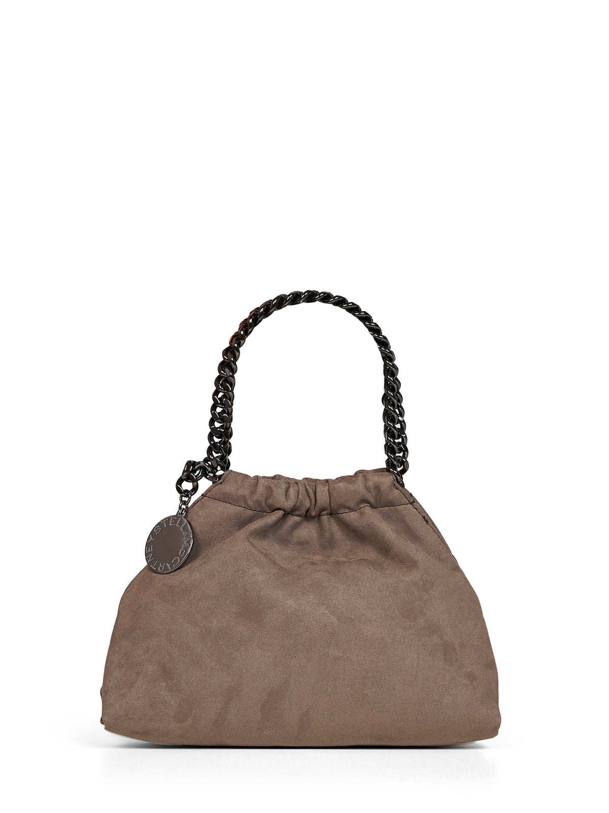Stella Mccartney Women Dark Taupe Falabella Mini Drawstring Crossbody Bag STELLA MCCARTNEY
