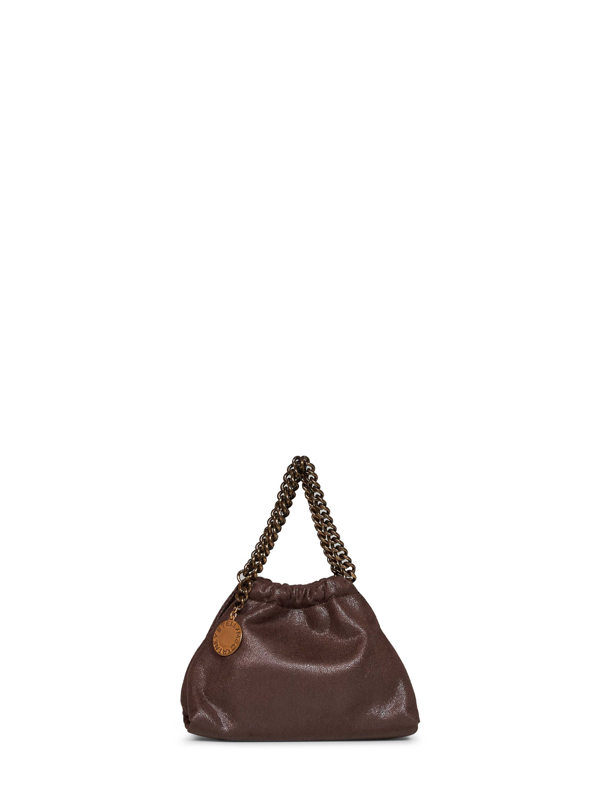 Stella Mccartney Women Mahogany Falabella Mini Drawstring Crossbody Bag STELLA MCCARTNEY
