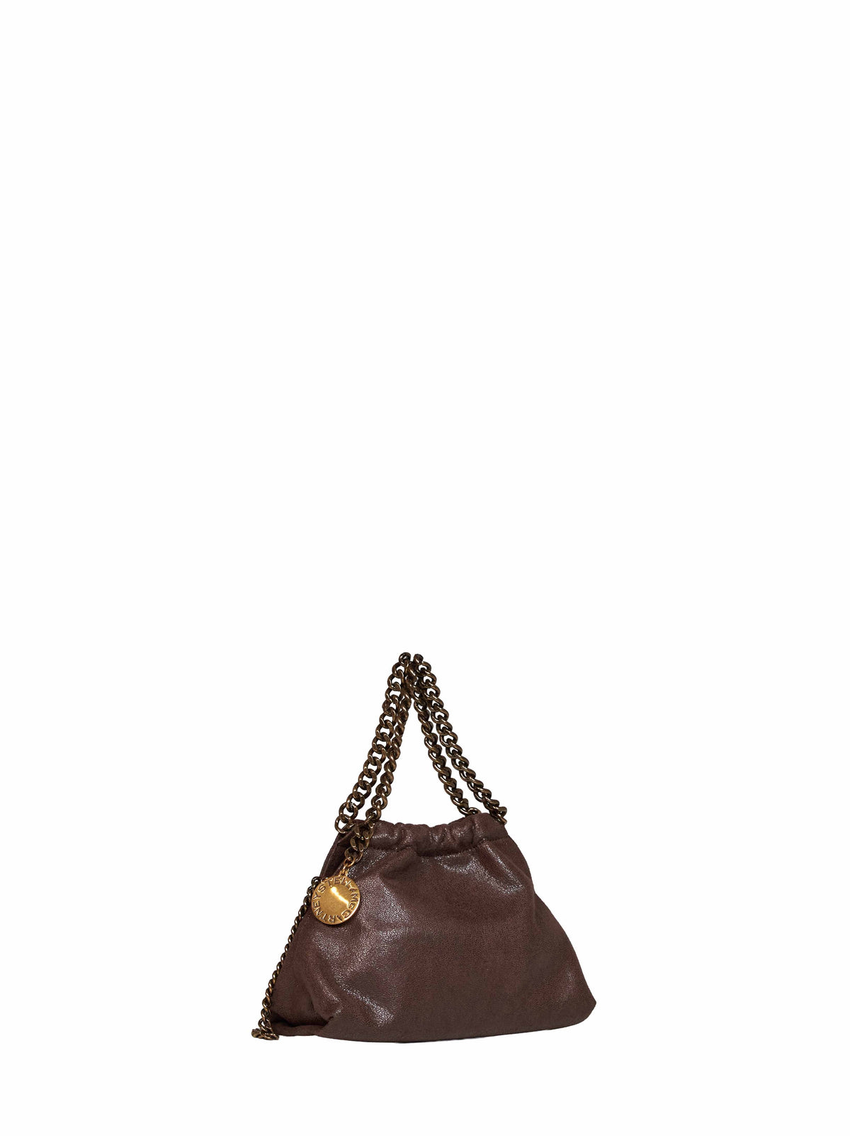Stella Mccartney Women Mahogany Falabella Mini Drawstring Crossbody Bag STELLA MCCARTNEY