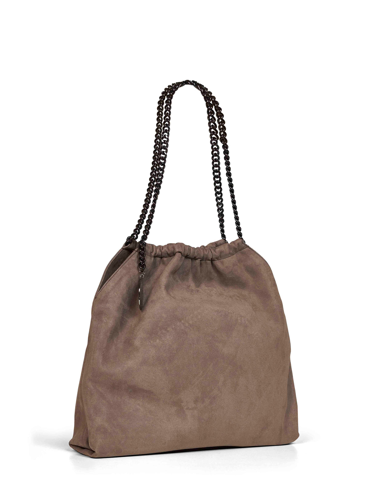 Stella Mccartney Women Dark Taupe Medium Falabella Drawstring Shoulder Bag STELLA MCCARTNEY