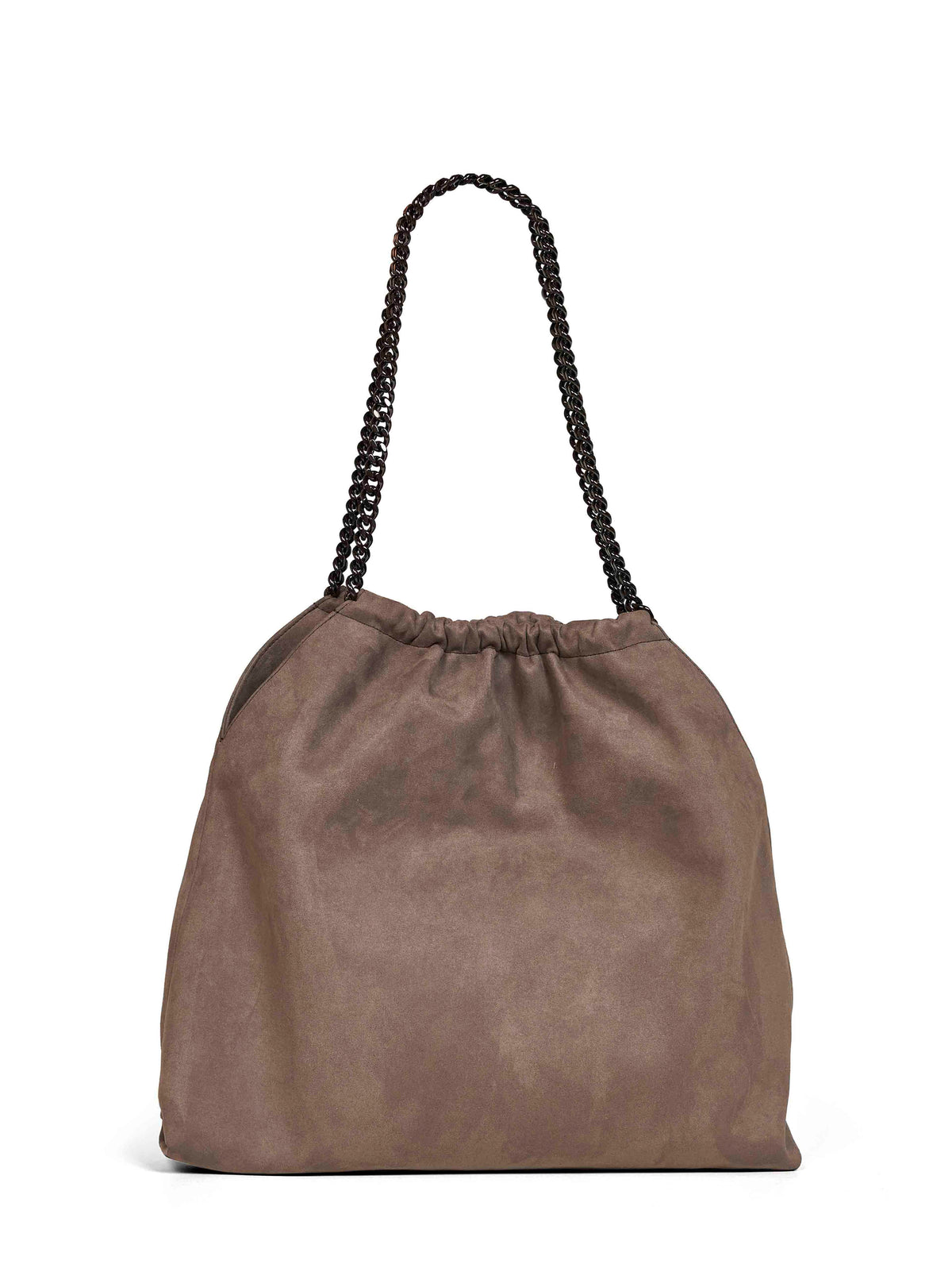 Stella Mccartney Women Dark Taupe Medium Falabella Drawstring Shoulder Bag STELLA MCCARTNEY