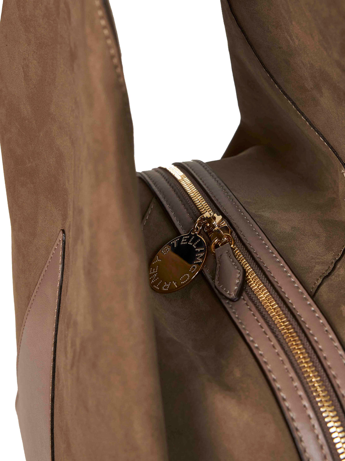 Stella Mccartney Women Beige Appaloosa Medium Shoulder Bag<Br/> STELLA MCCARTNEY