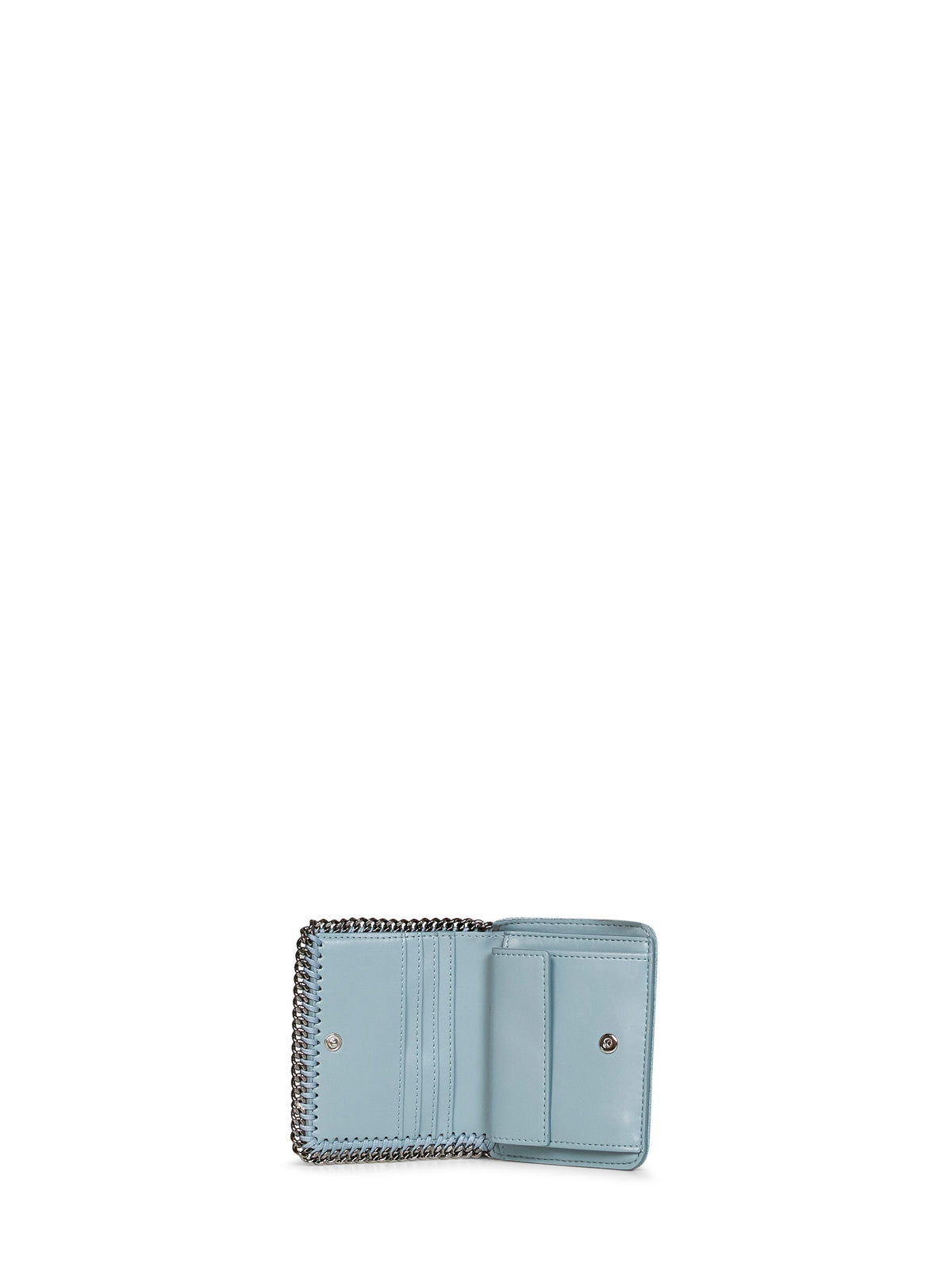 Stella Mccartney Women Ice Blue Falabella Bi-Fold Wallet STELLA MCCARTNEY