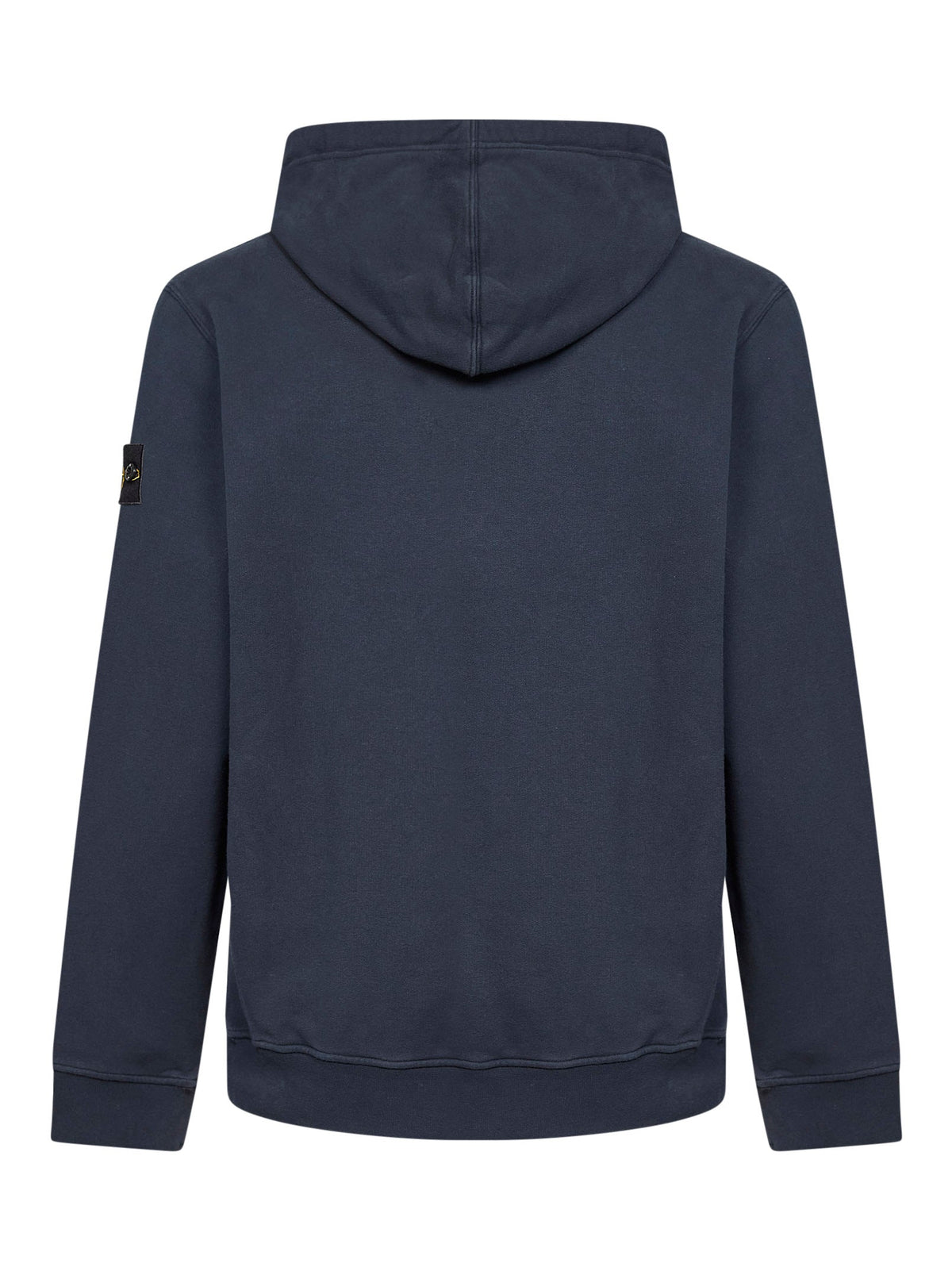 Stone Island Men Blue Stretch Organic Cotton Hoodie STONE ISLAND