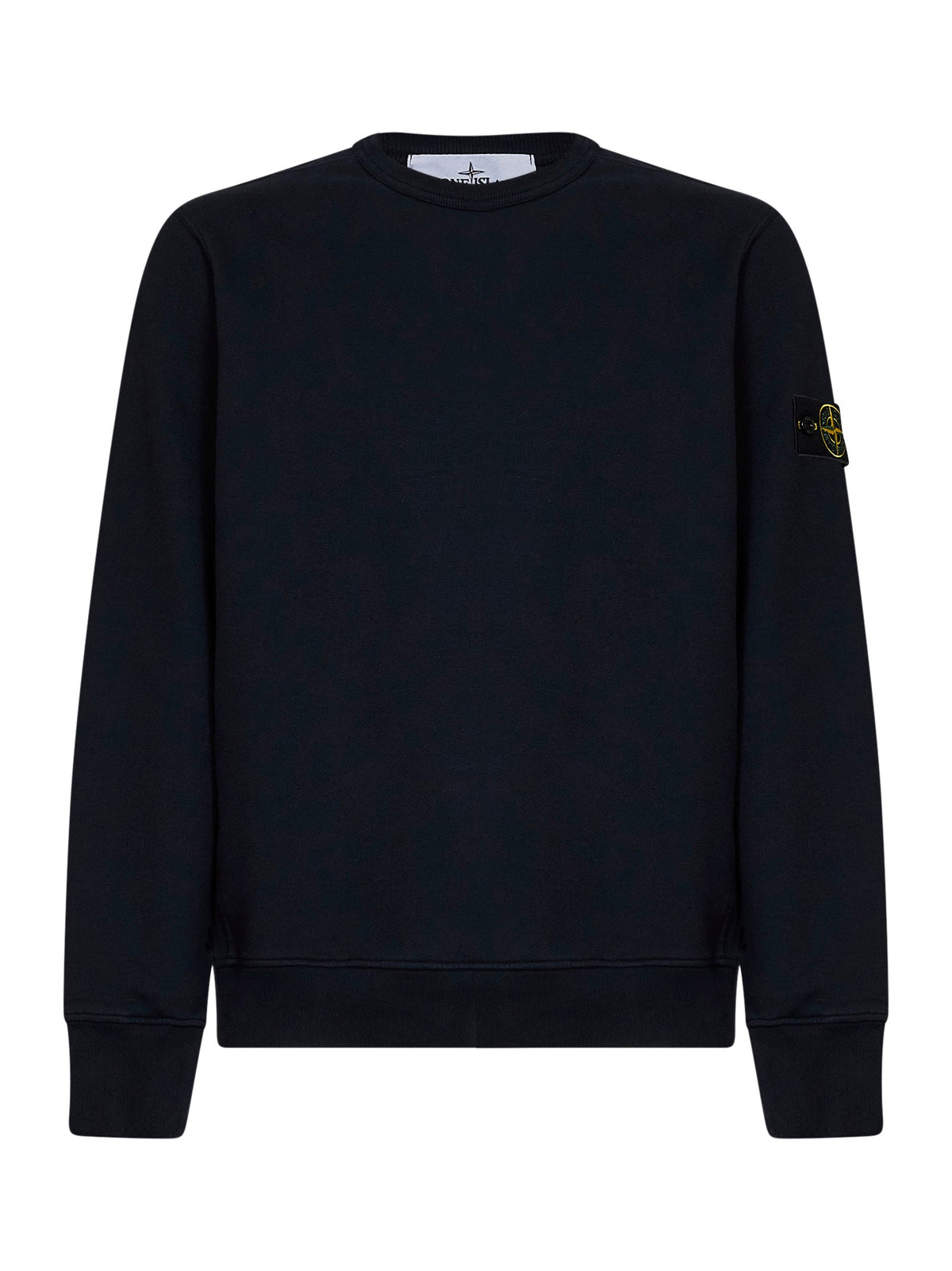 Stone Island Men Blue Organic Stretch Cotton Crewneck Sweatshirt STONE ISLAND