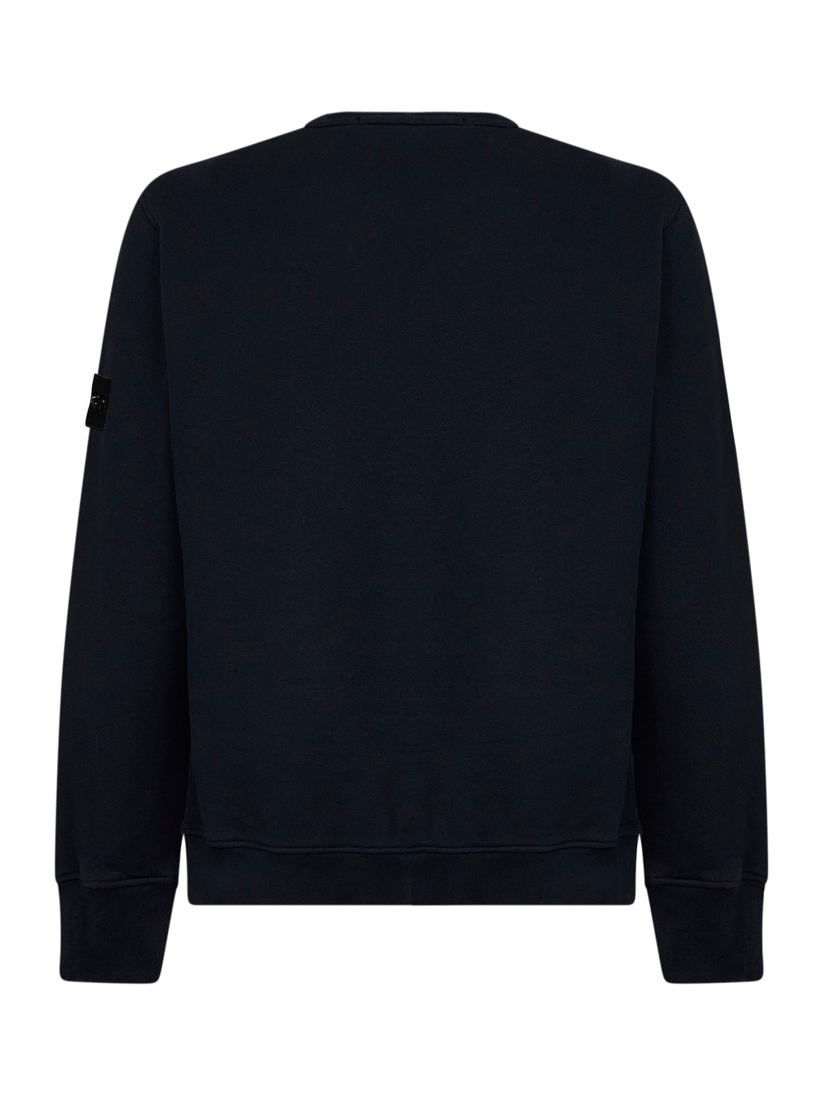 Stone Island Men Blue Organic Stretch Cotton Crewneck Sweatshirt STONE ISLAND