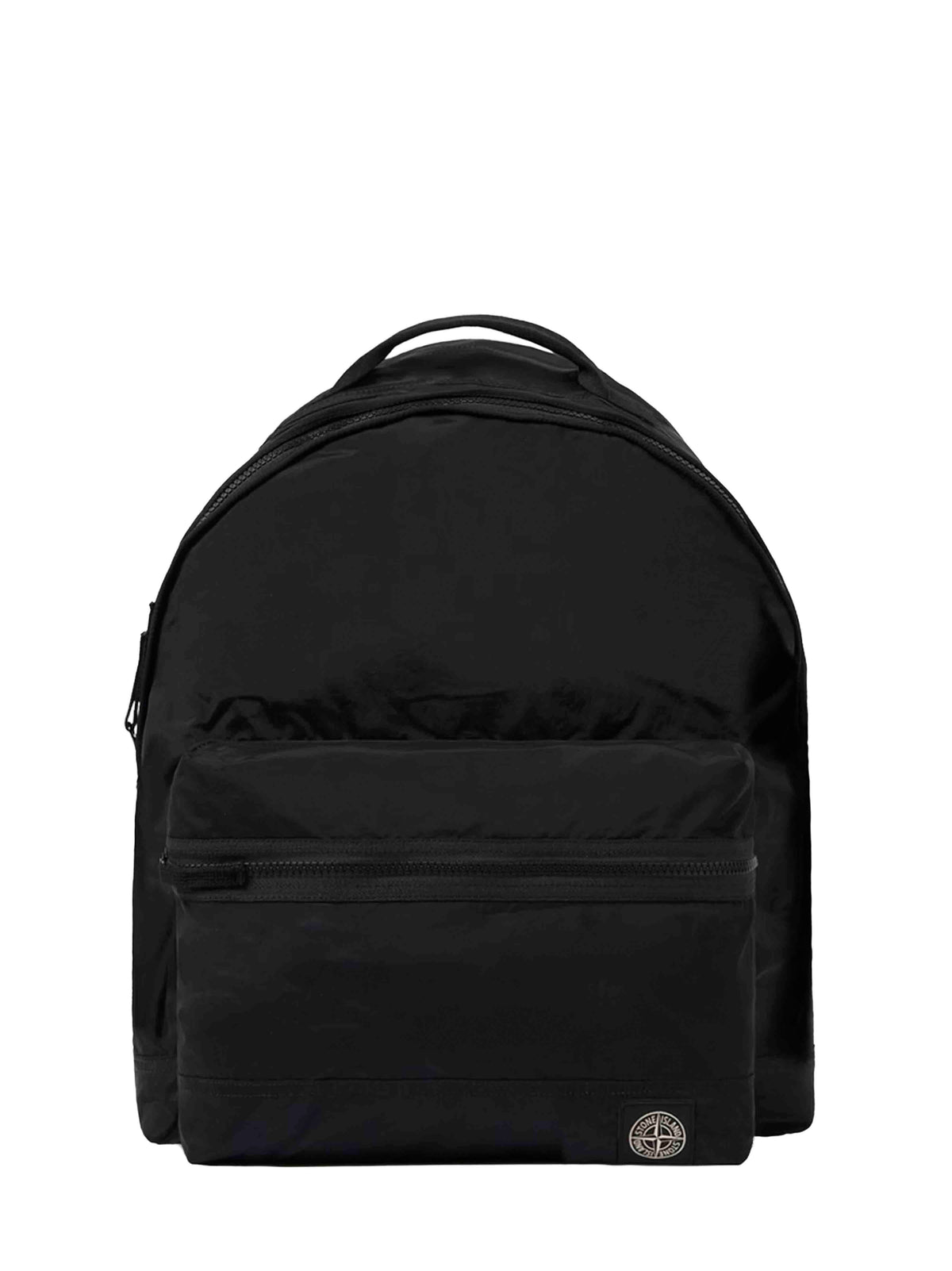 Stone Island Men Black Nylon Metal Backpack STONE ISLAND