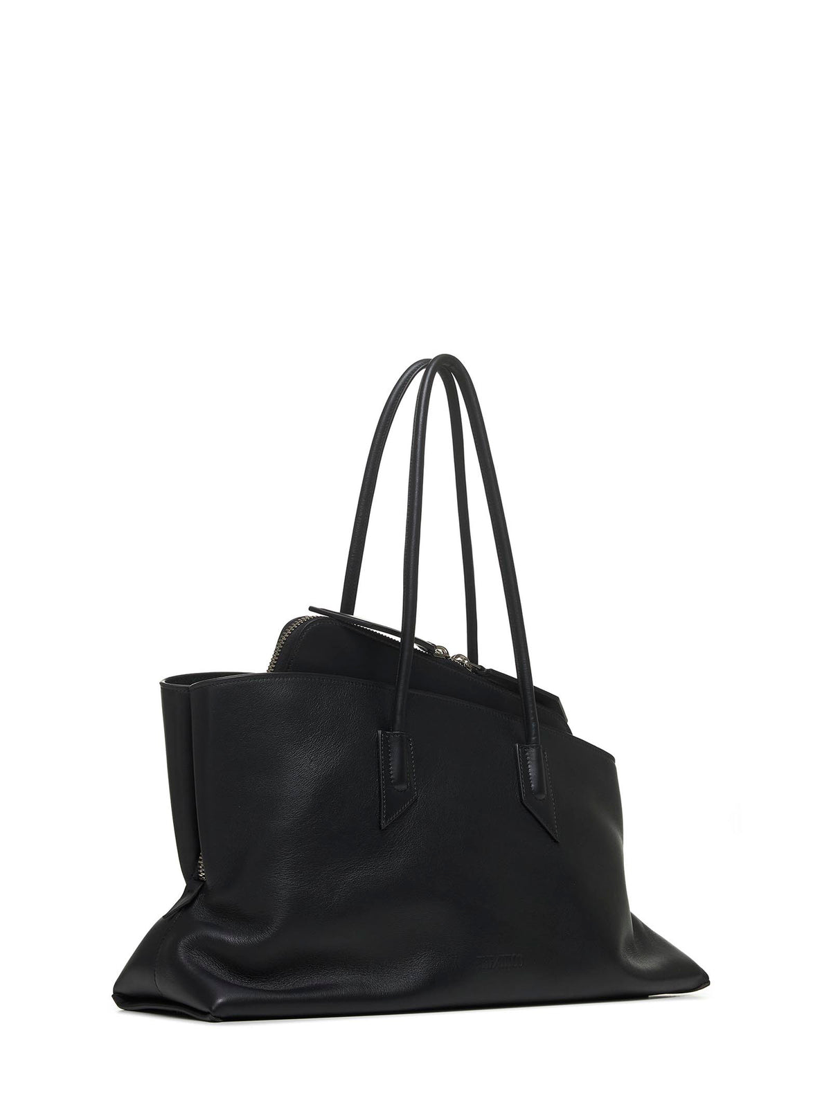 The Attico Women Black "La Passeggiata Medium" Top Handle Bag THE ATTICO