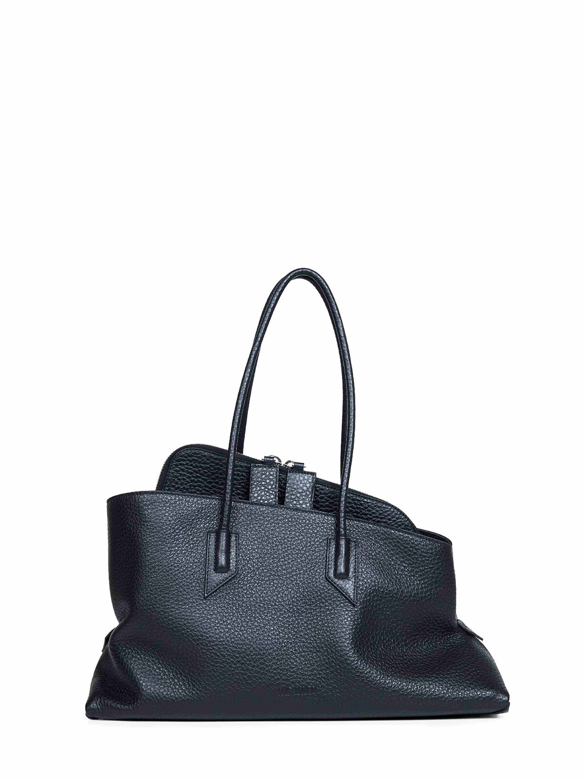 The Attico Women Black "La Passeggiata Medium" Top Handle Bag THE ATTICO