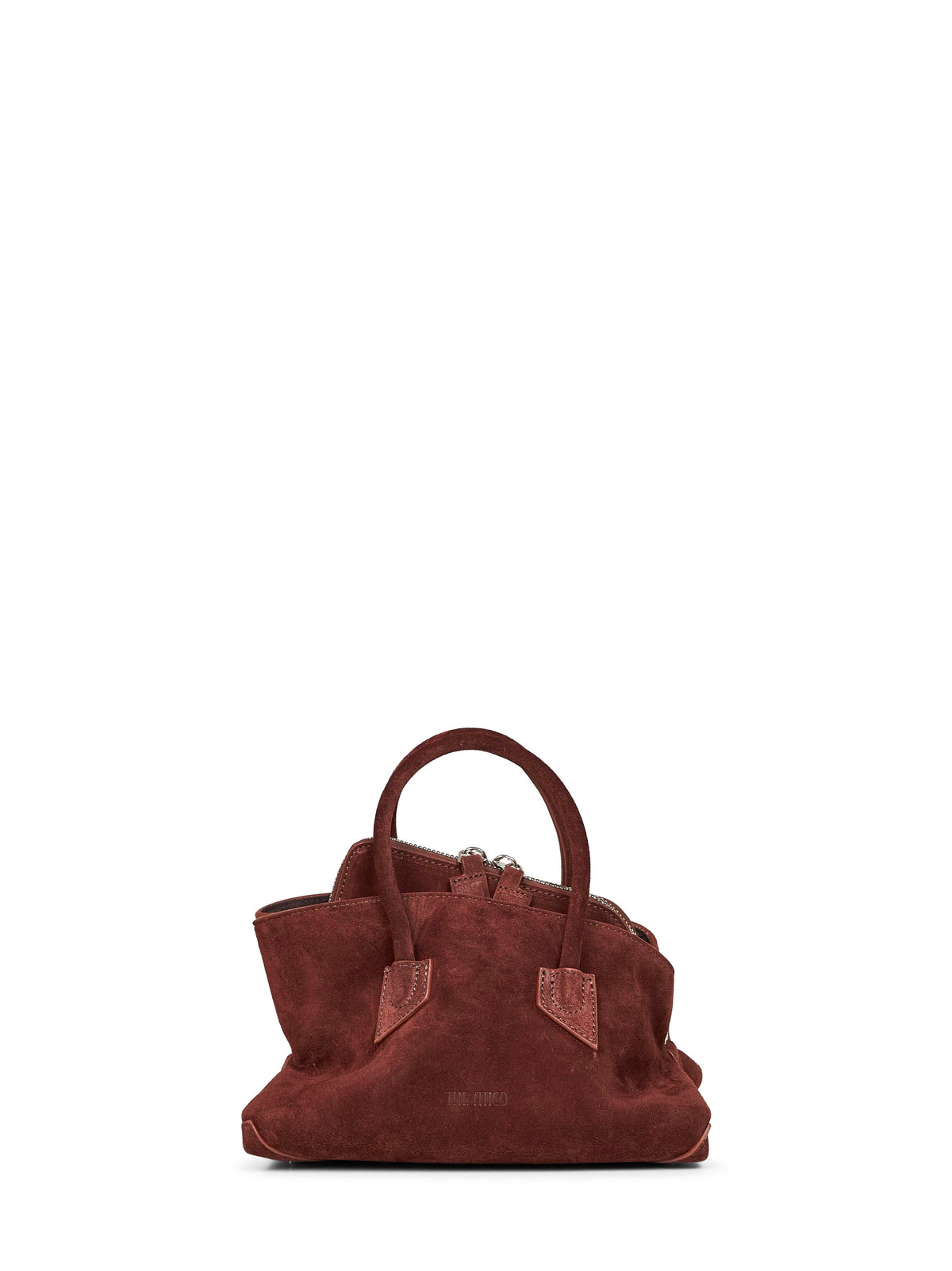 The Attico Women Light Chocolate "La Passeggiata Mini" Top Handle Bag THE ATTICO