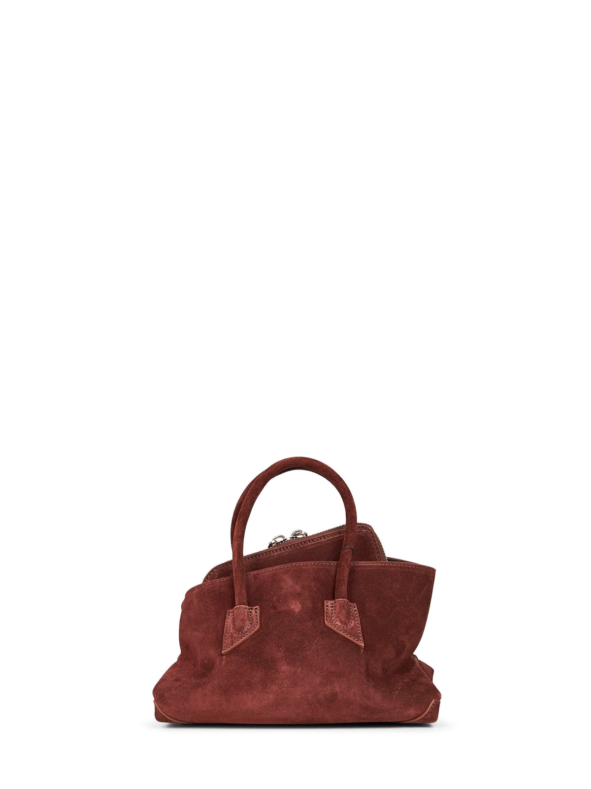 The Attico Women Light Chocolate "La Passeggiata Mini" Top Handle Bag THE ATTICO