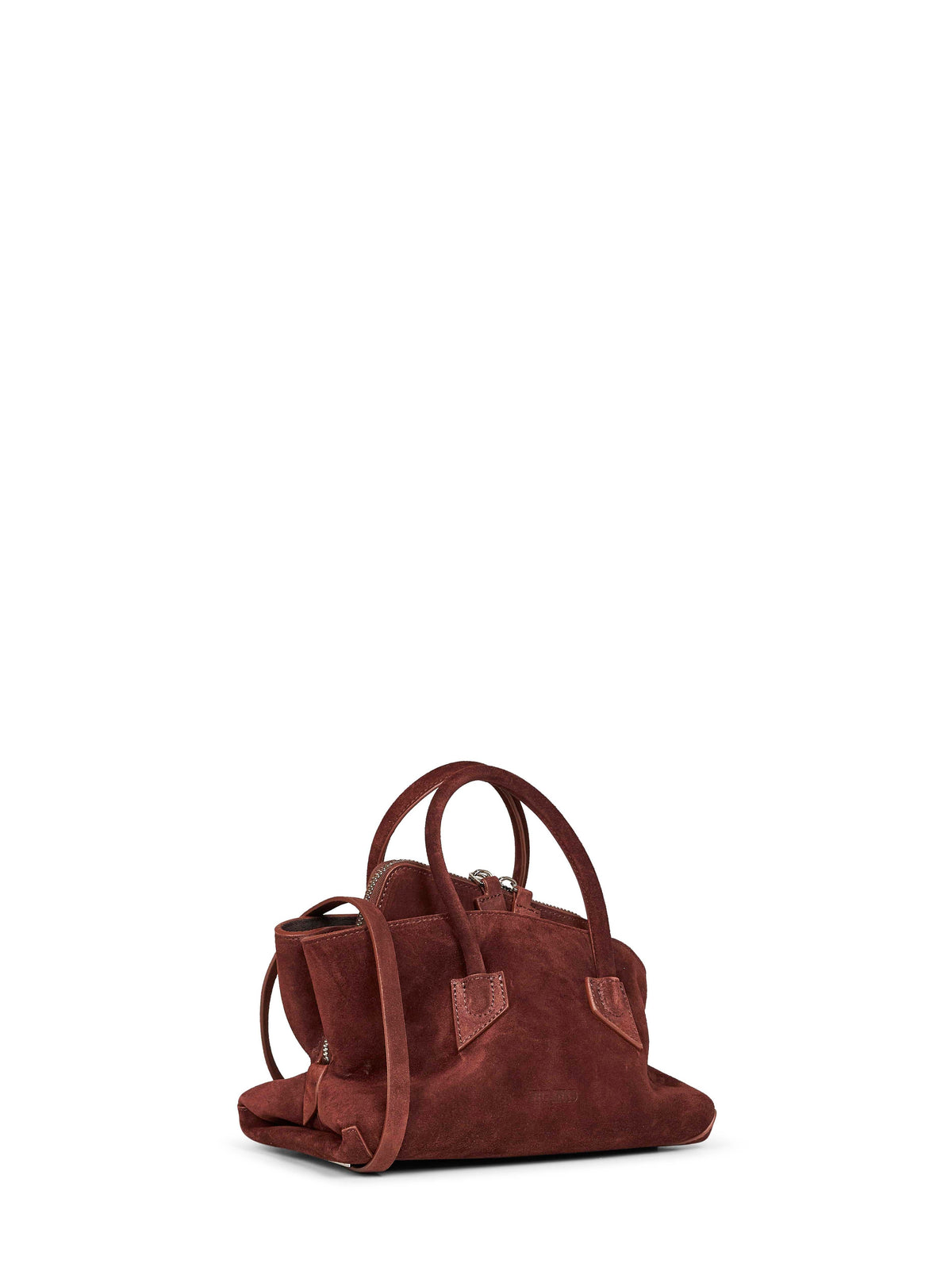 The Attico Women Light Chocolate "La Passeggiata Mini" Top Handle Bag THE ATTICO