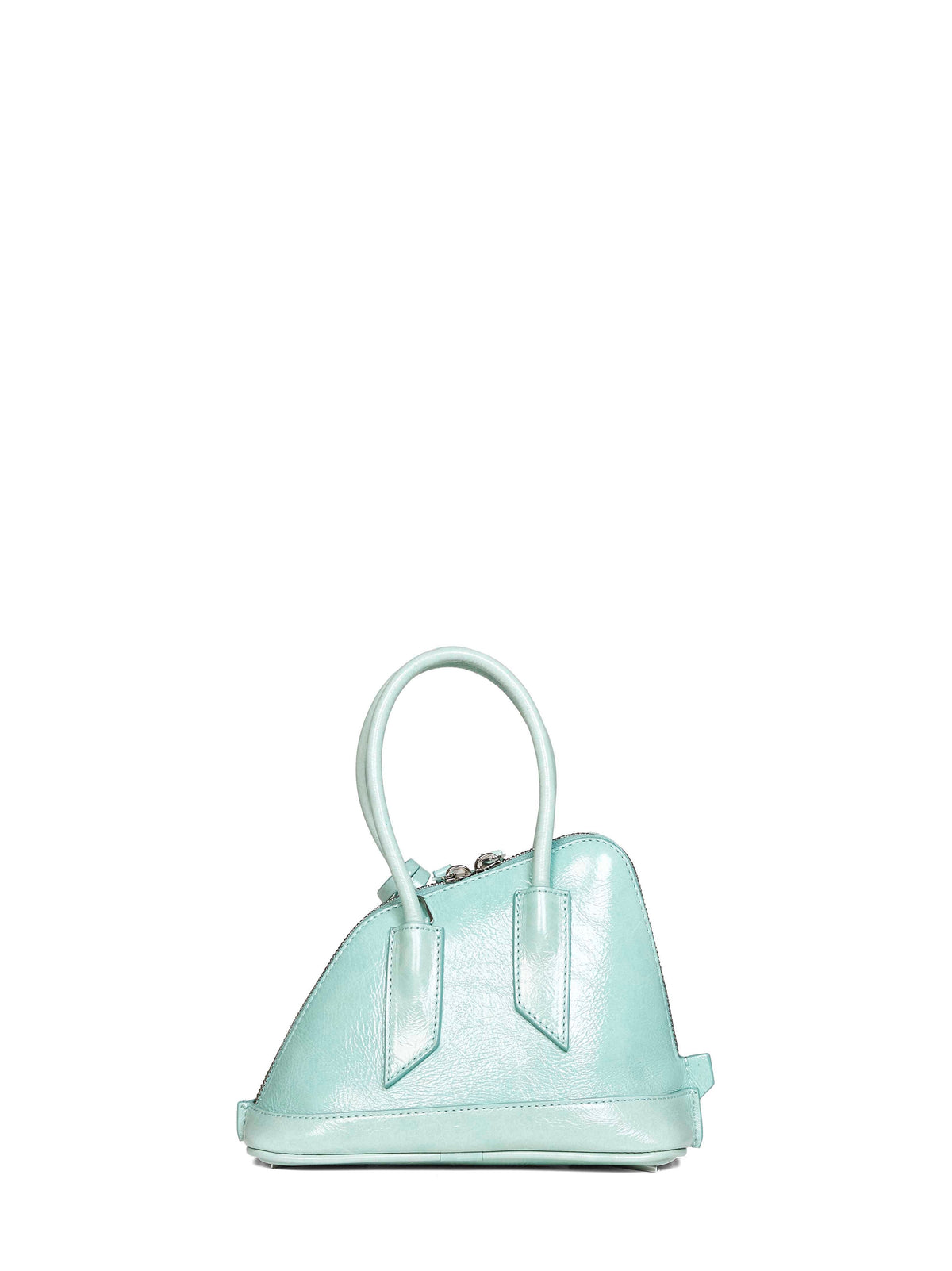 The Attico Women Aquamarine "Superattico 10 Sant Ambroeus Mini" Top Handle Bag THE ATTICO