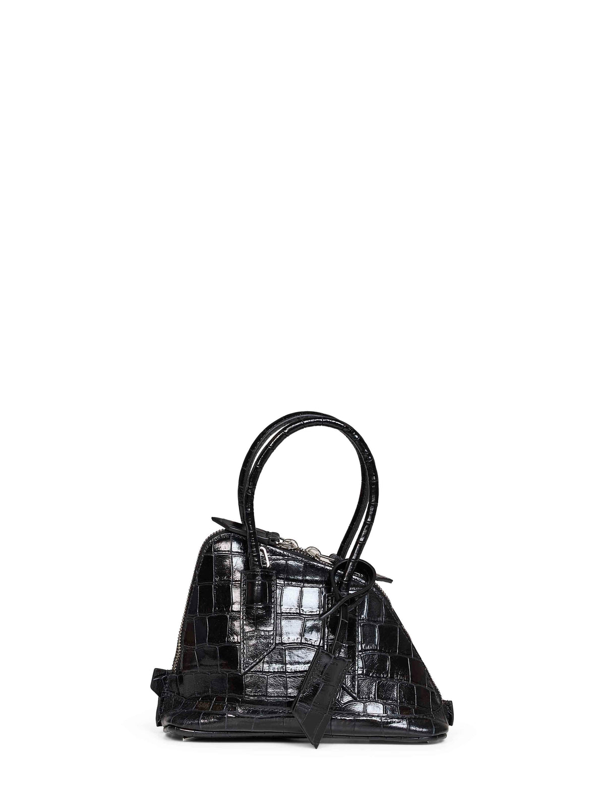 The Attico Women Black "Superattico 10 Sant Ambroeus Mini" Top Handle Bag THE ATTICO