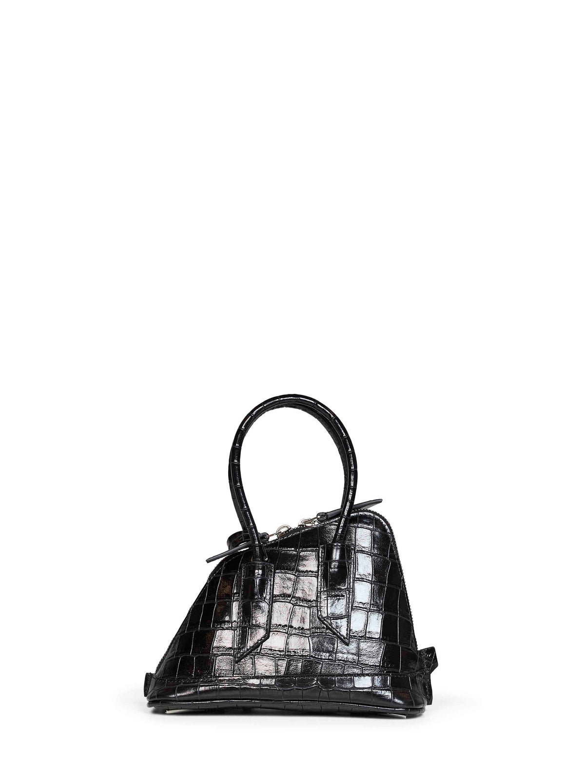 The Attico Women Black "Superattico 10 Sant Ambroeus Mini" Top Handle Bag THE ATTICO