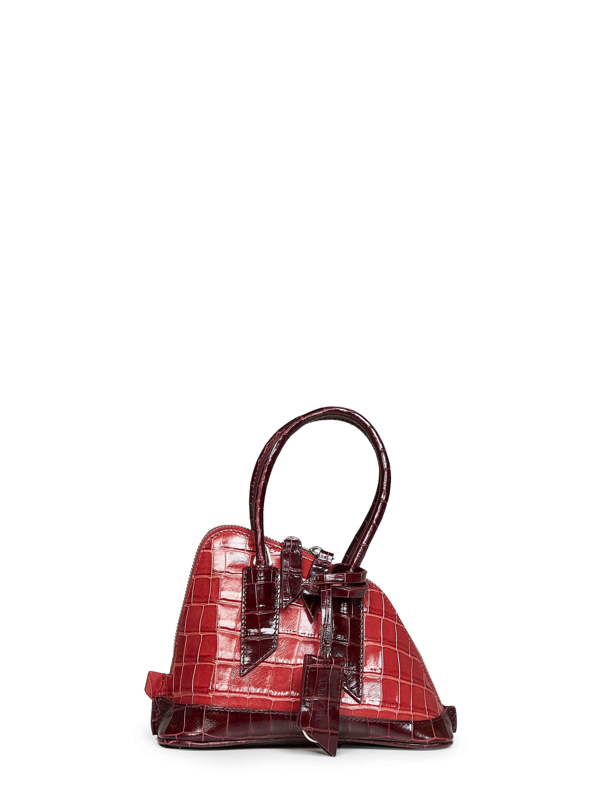 The Attico Women Antique Rose "Superattico 10 Sant Ambroeus Mini" Top Handle Bag THE ATTICO