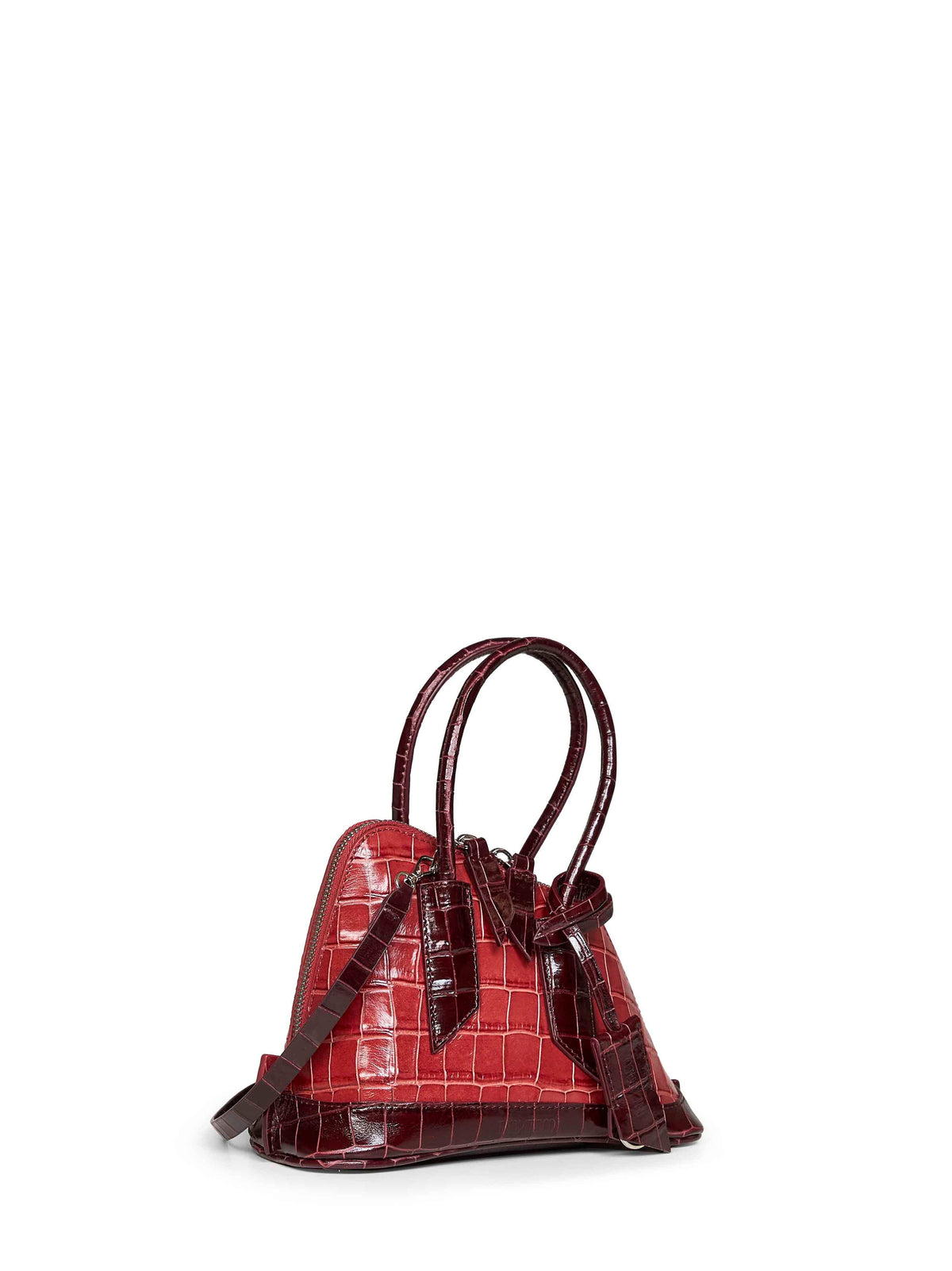 The Attico Women Antique Rose "Superattico 10 Sant Ambroeus Mini" Top Handle Bag THE ATTICO