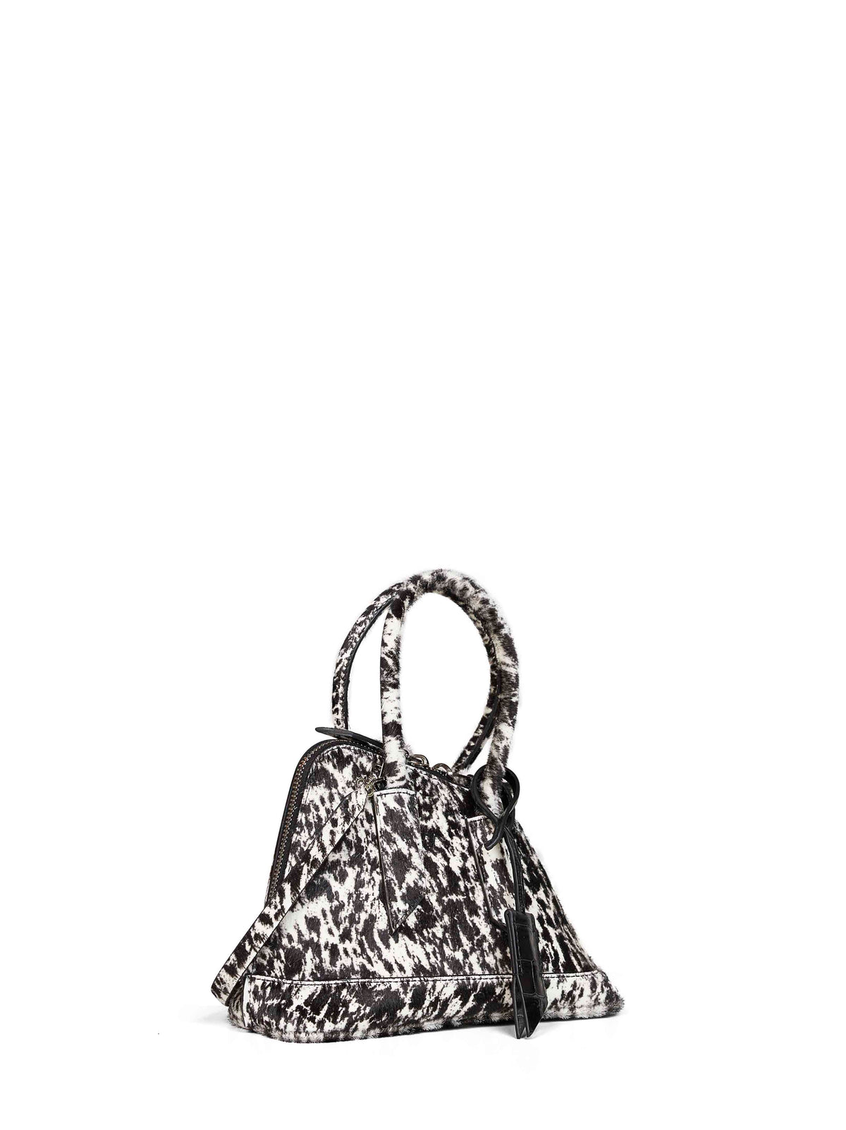 The Attico Women White And Blac "Superattico 10 Sant Ambroeus Mini" Top Handle Bag THE ATTICO