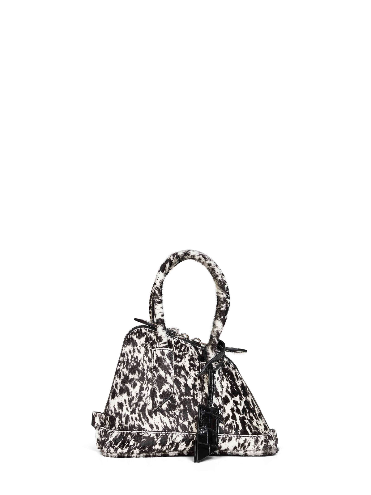 The Attico Women White And Blac "Superattico 10 Sant Ambroeus Mini" Top Handle Bag THE ATTICO