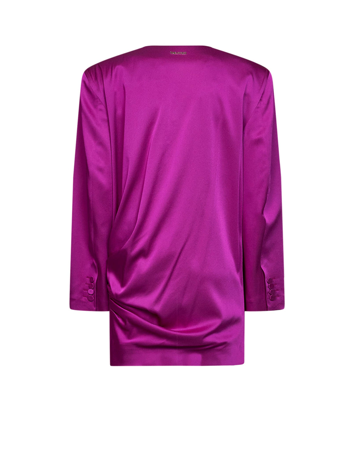 The Attico Women Hot Pink Satin "Superattico10" Mini Dress THE ATTICO