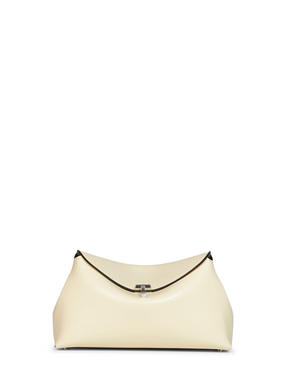Toteme Women Champagne T-Lock Clutch Bag TOTEME