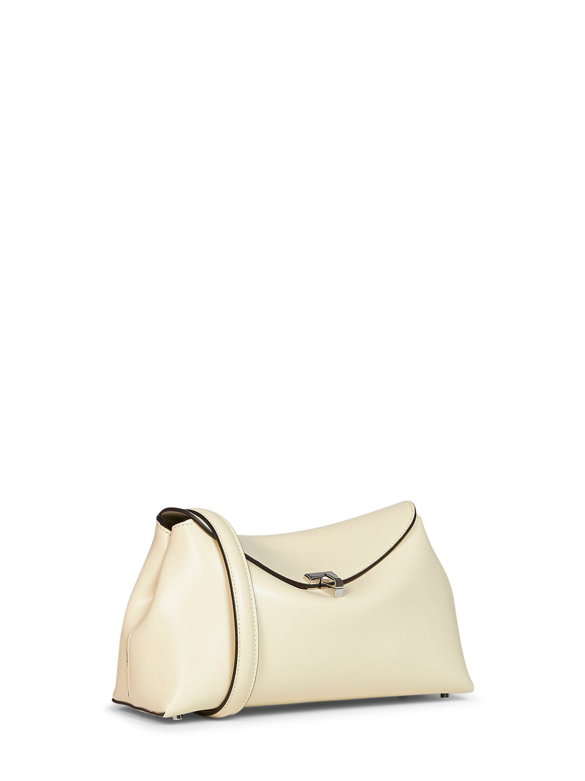 Toteme Women Champagne T-Lock Clutch Bag TOTEME
