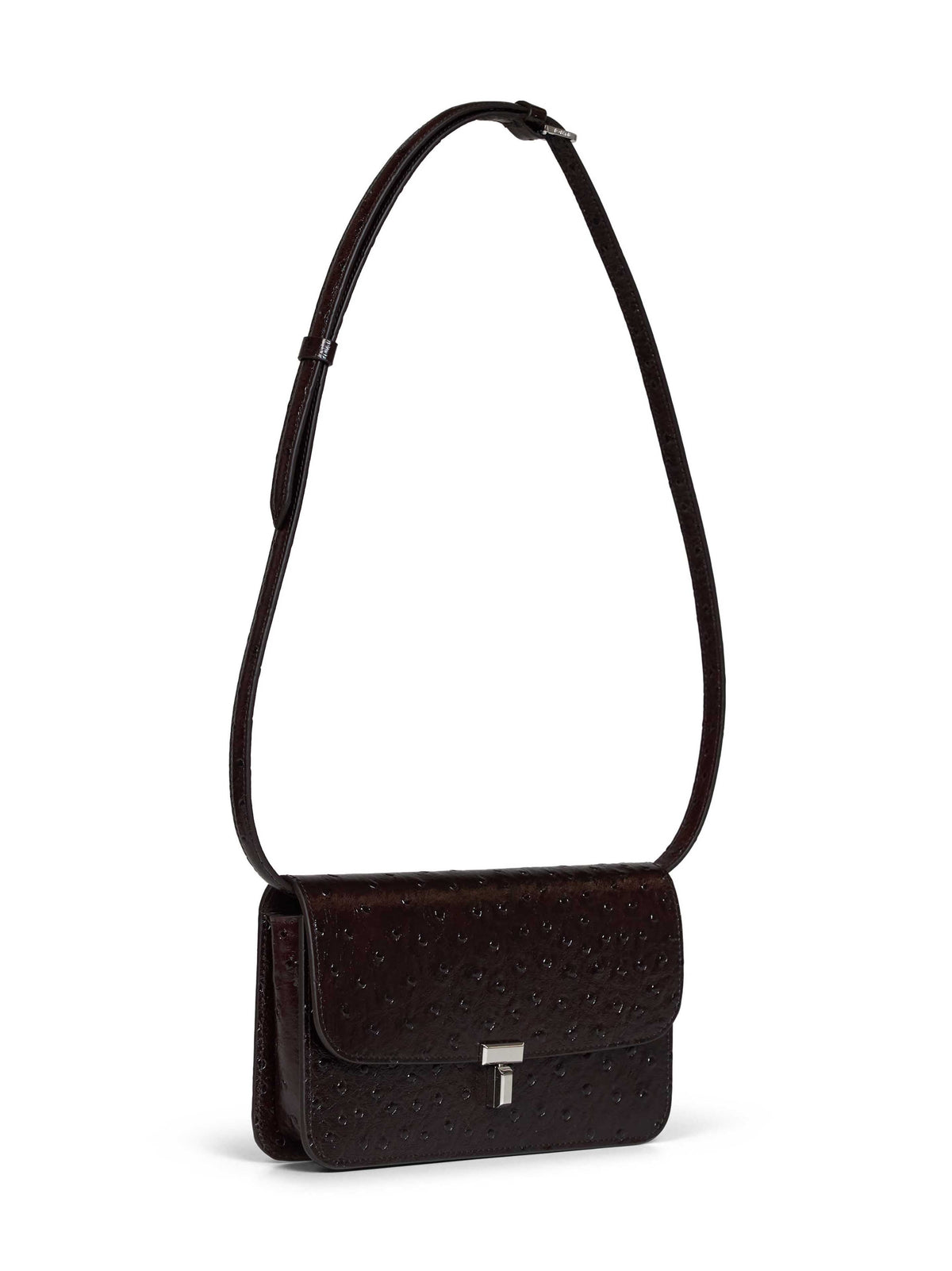 Toteme Women Burgundy T-Lock Crossbody Bag TOTEME