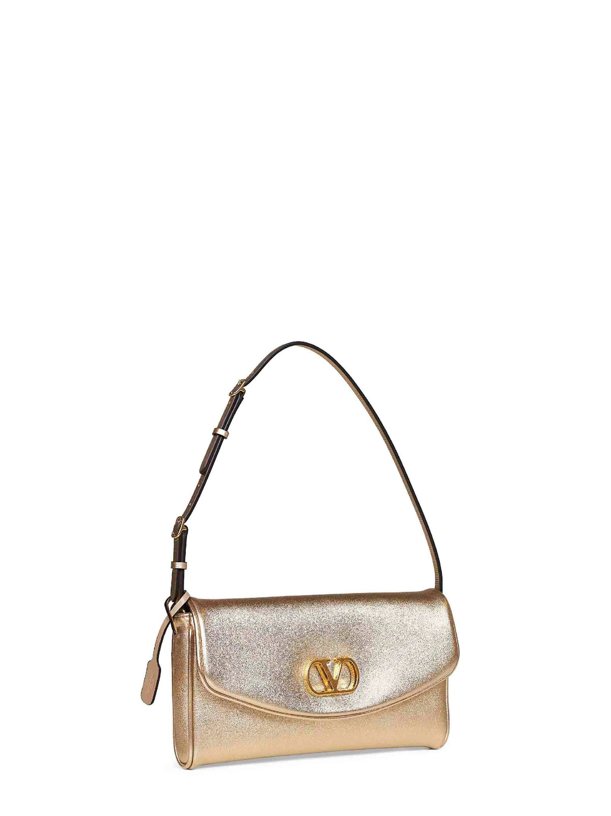 Valentino Garavani Women Gold Valentino Garavani Devain Small Shoulder Bag VALENTINO GARAVANI
