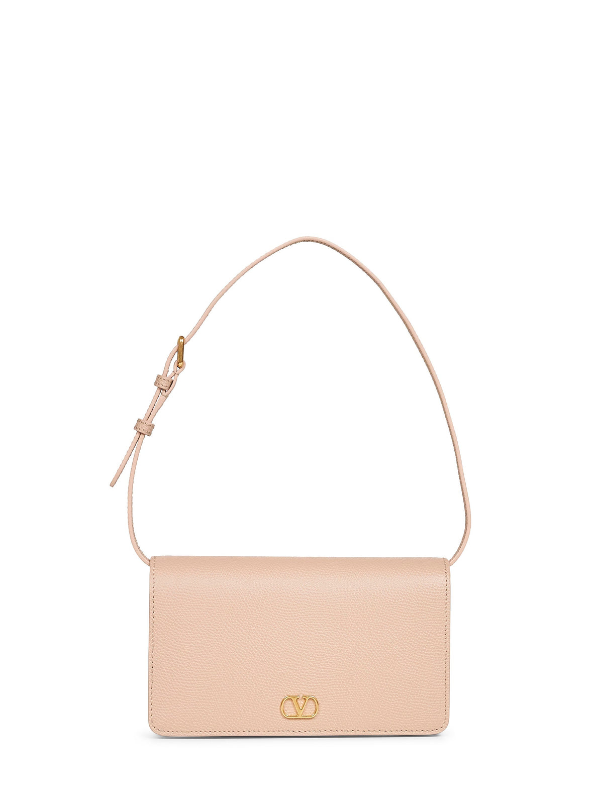 Valentino Garavani Women Rose Sand Vlogo Signature Mini Shoulder Bag<Br/> VALENTINO GARAVANI