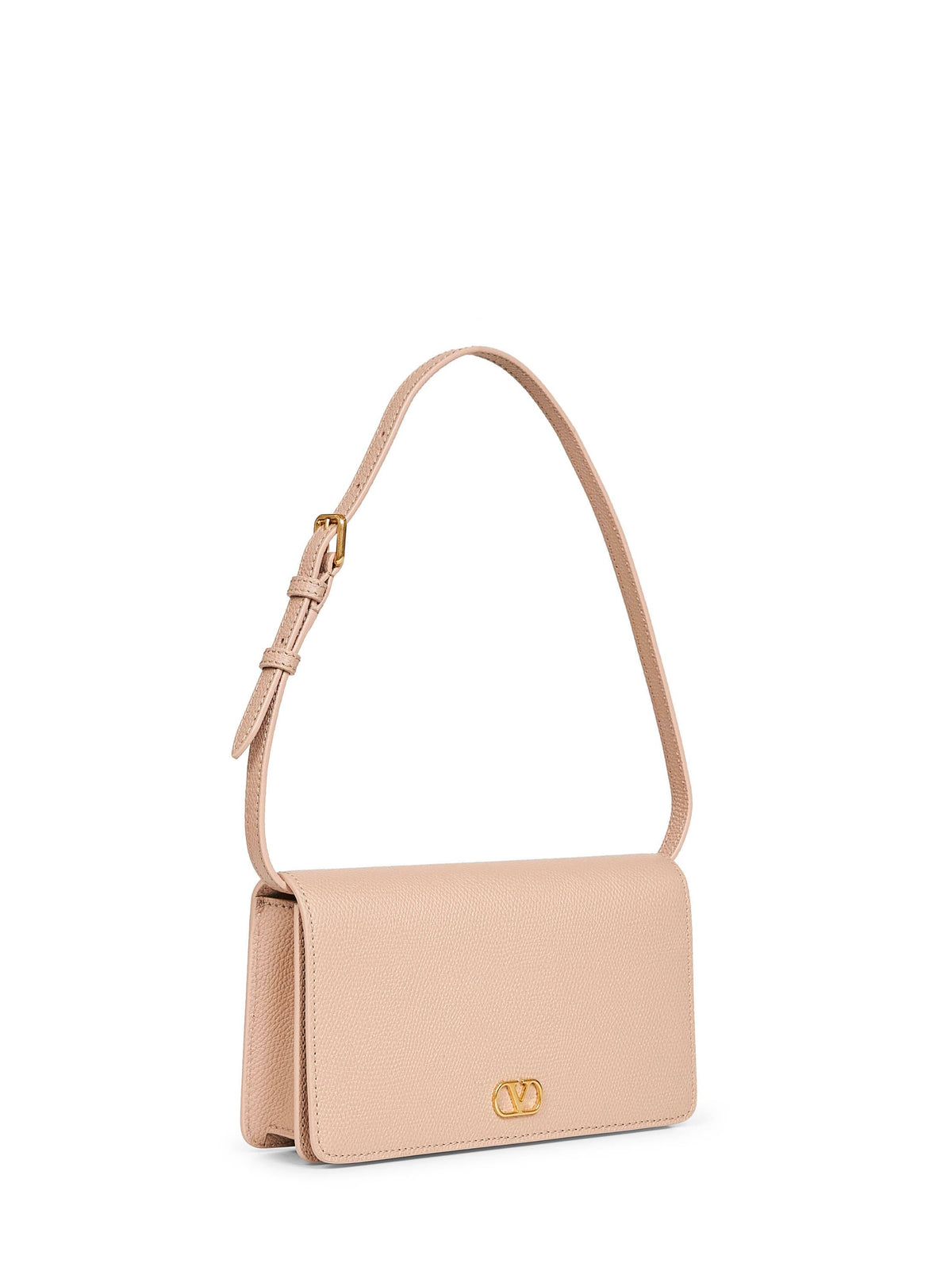 Valentino Garavani Women Rose Sand Vlogo Signature Mini Shoulder Bag<Br/> VALENTINO GARAVANI