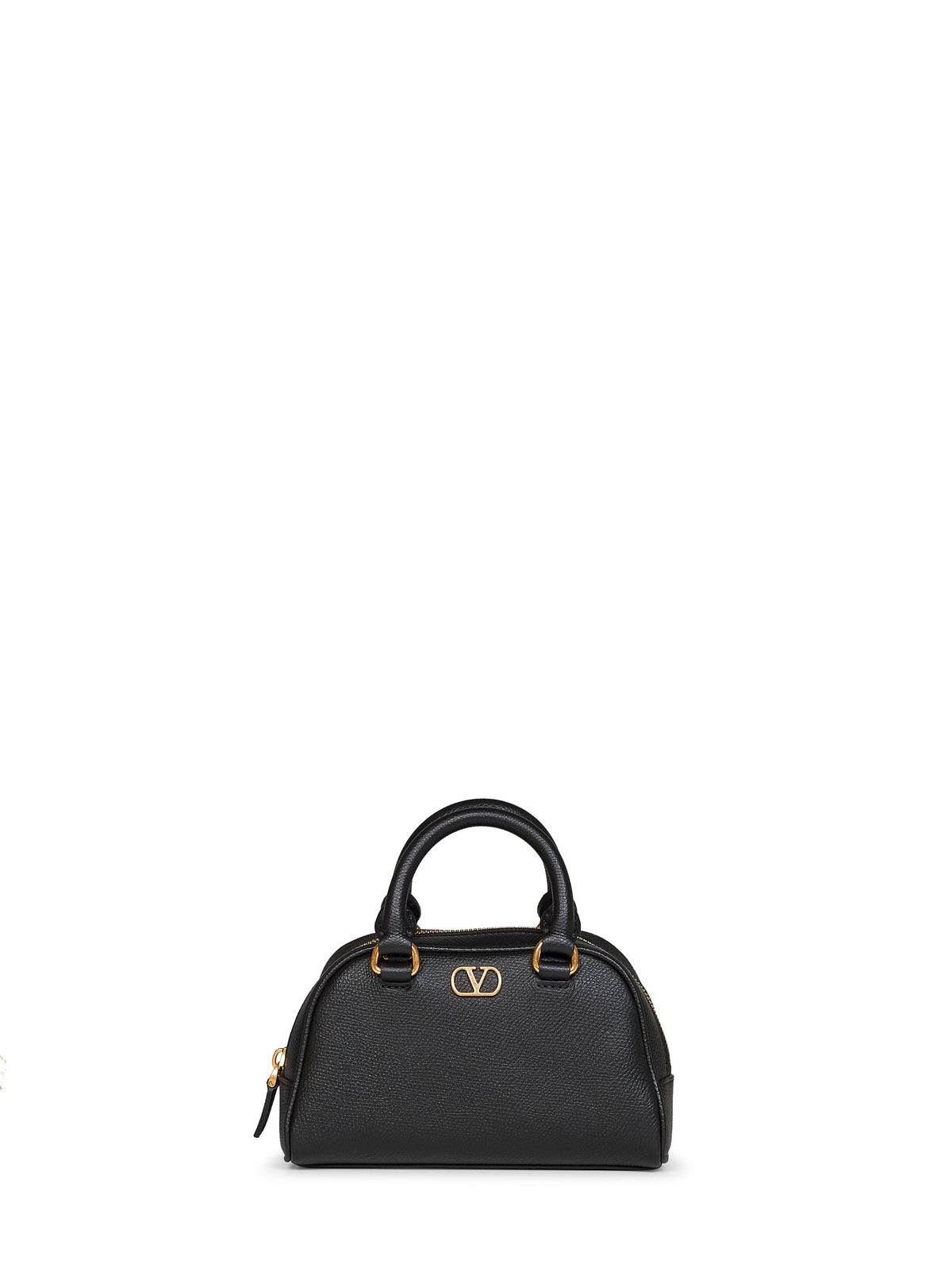 Valentino Garavani Women Black Vlogo Signature Mini Dome Bag VALENTINO GARAVANI