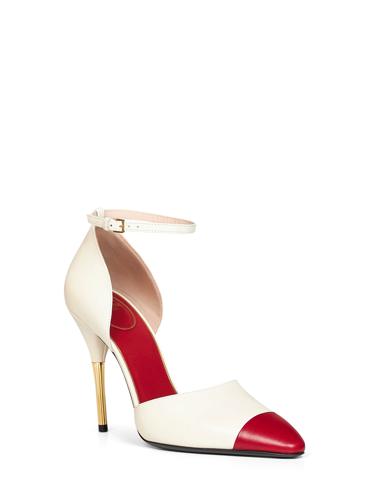 Valentino Garavani Women Butter White Kidskin Leather Sinead 105Mm Pumps VALENTINO GARAVANI