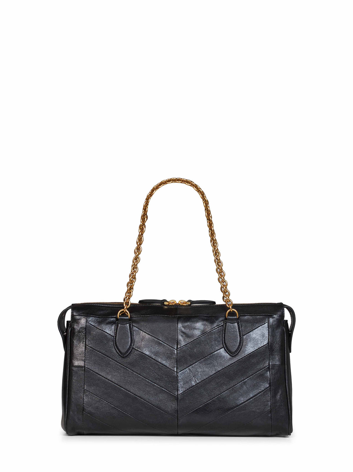 Valentino Garavani Women Black Valentino Garavani Panthea Shoulder Bag VALENTINO GARAVANI