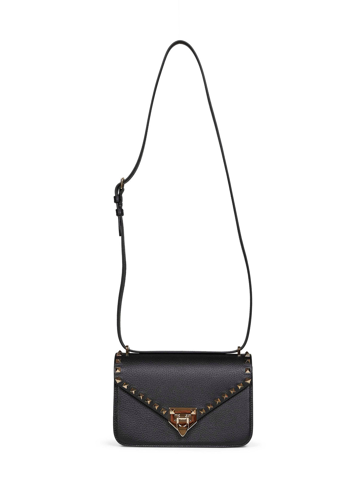 Valentino Garavani Women Black Valentino Garavani Rockstud Small Crossbody Bag VALENTINO GARAVANI