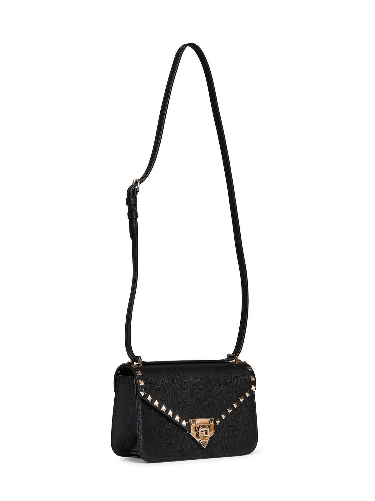 Valentino Garavani Women Black Valentino Garavani Rockstud Small Crossbody Bag VALENTINO GARAVANI