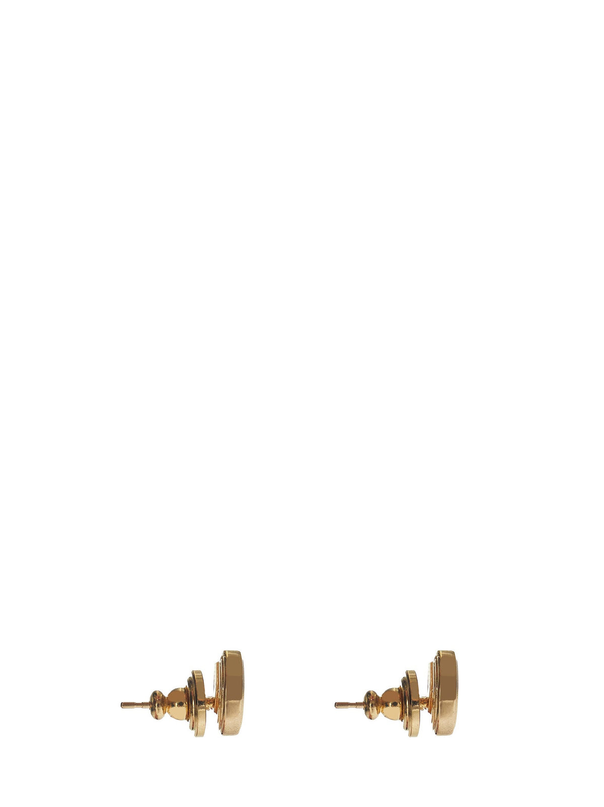 Valentino Garavani Women Gold Metal Ovalette Earrings VALENTINO GARAVANI